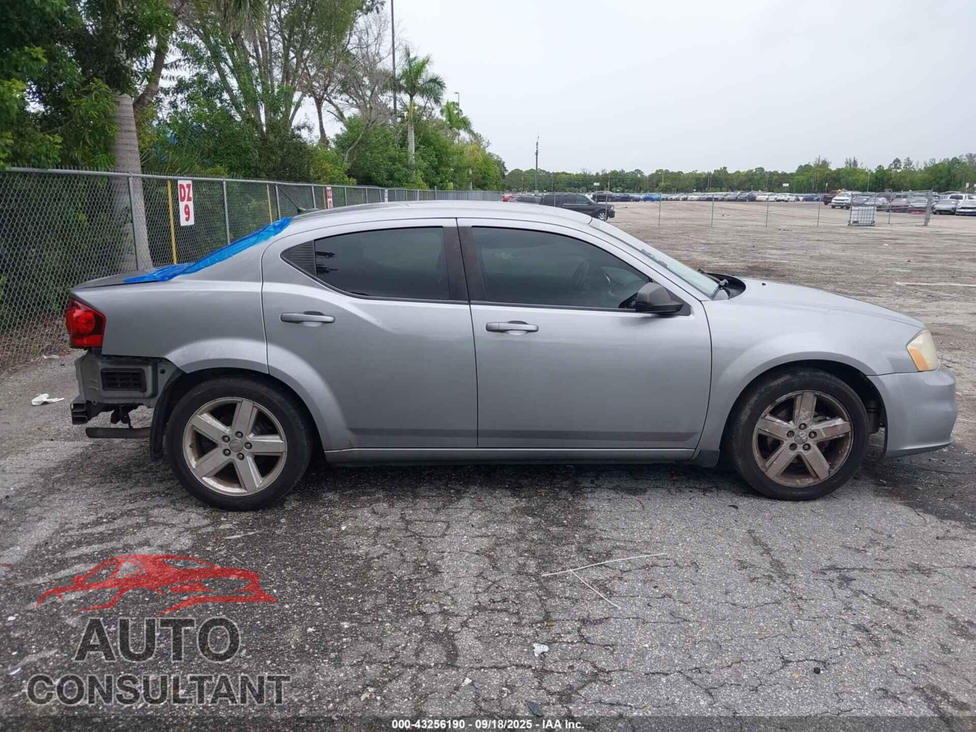 DODGE AVENGER 2013 - 1C3CDZAB1DN537799