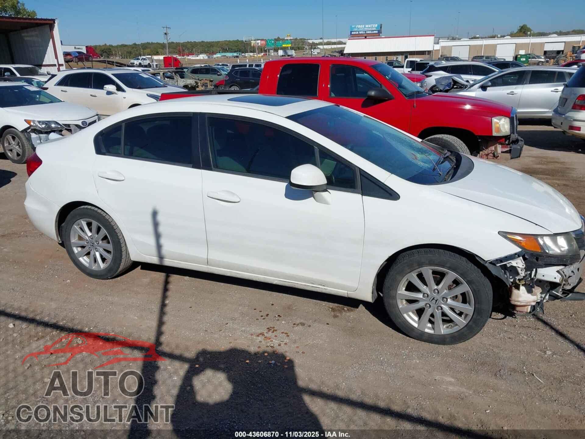 HONDA CIVIC 2012 - 2HGFB2F87CH309429