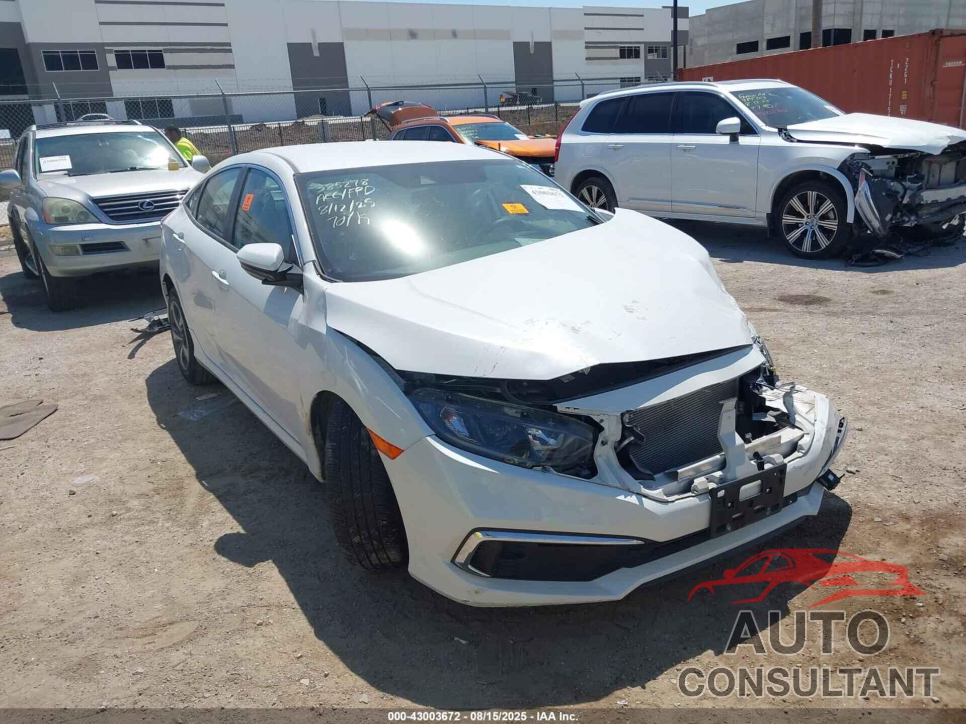 HONDA CIVIC 2021 - 2HGFC2F6XMH510593