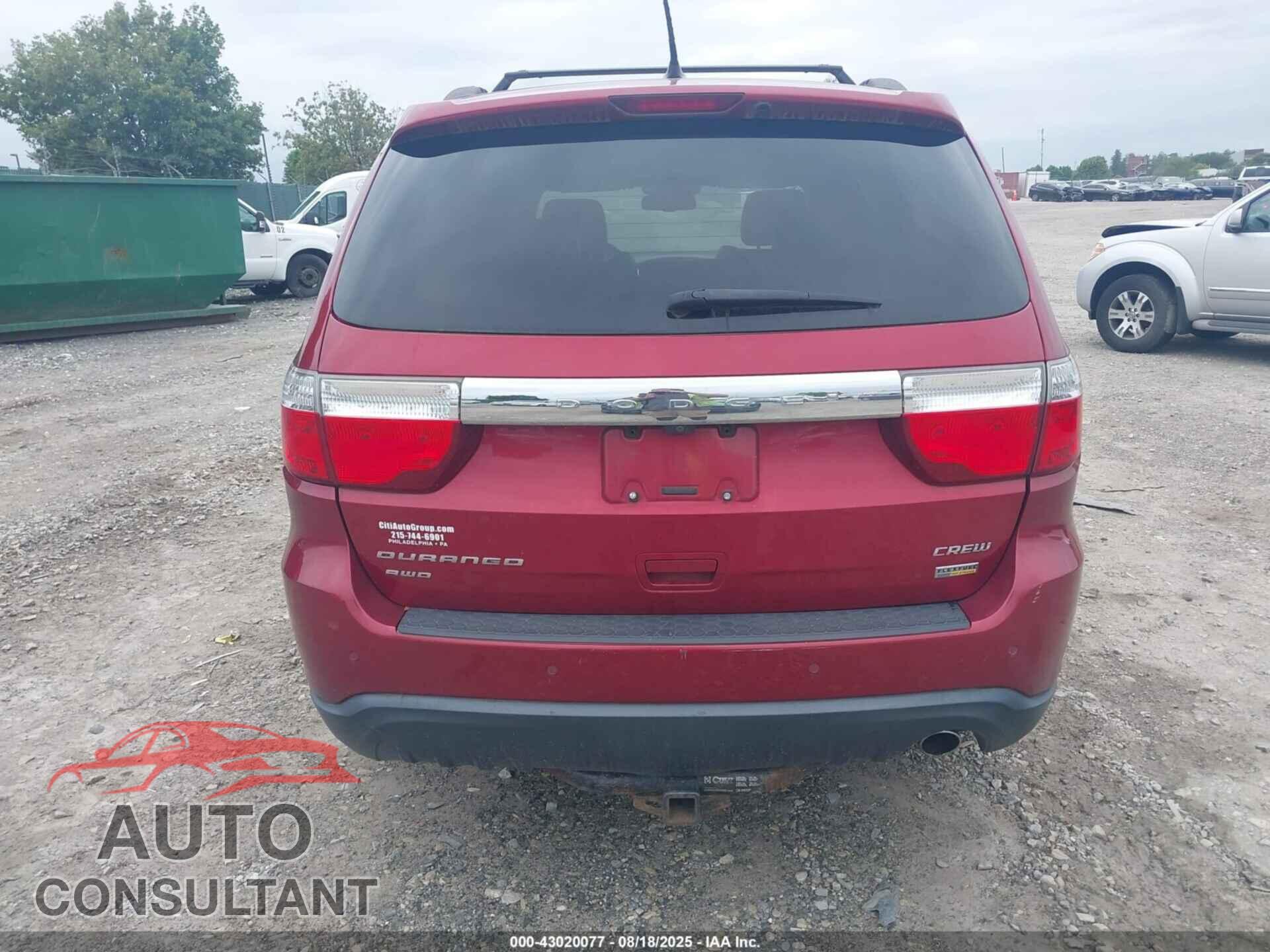 DODGE DURANGO 2013 - 1C4RDJDG1DC686644