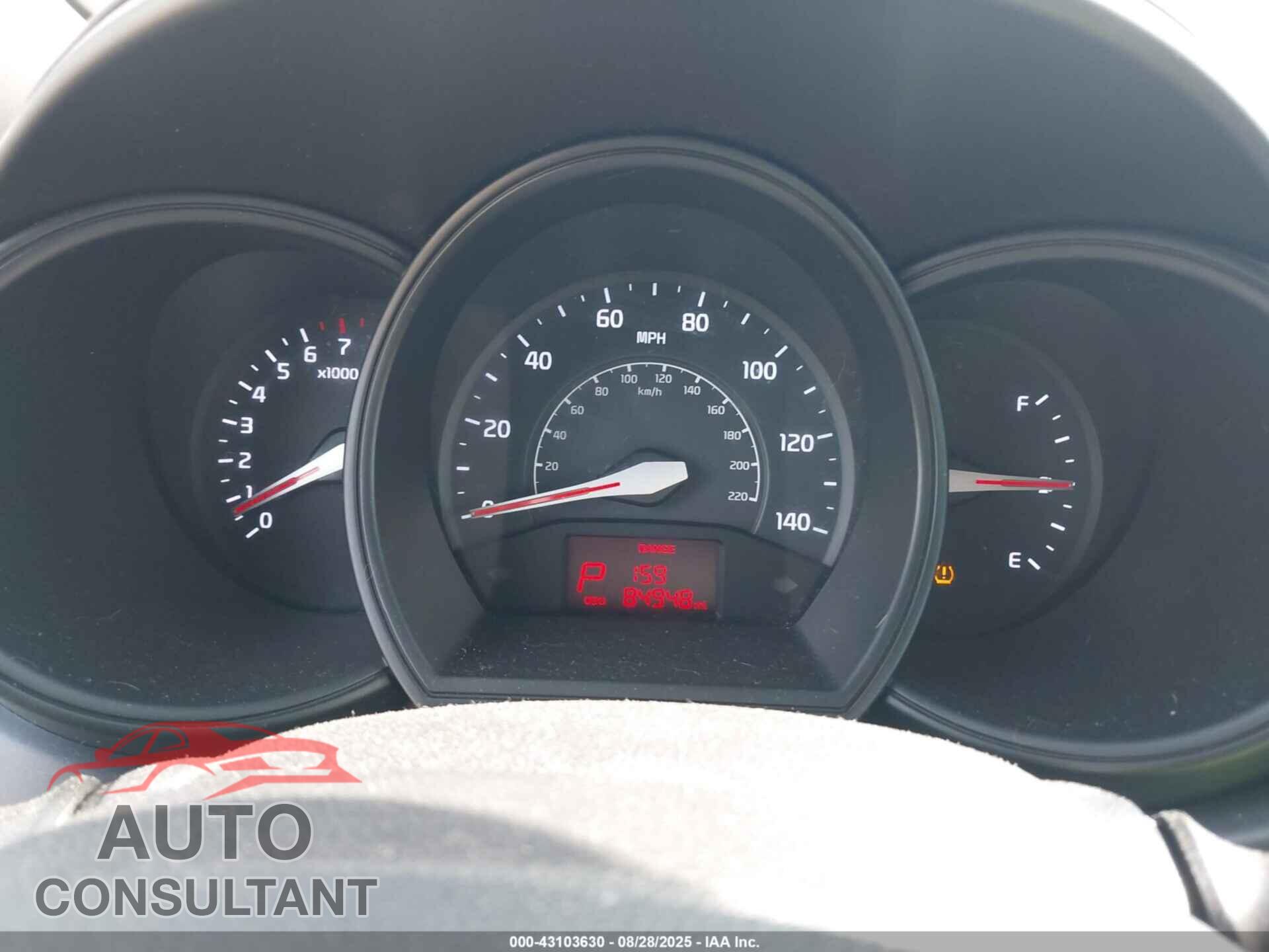 KIA RIO 2012 - KNADN4A37C6058155