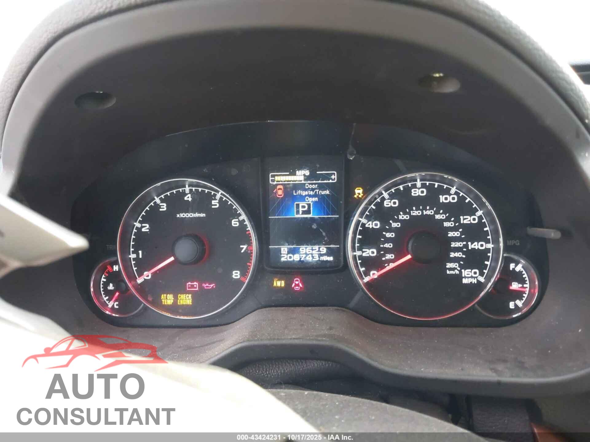 SUBARU OUTBACK 2013 - 4S4BRDJC8D2305699