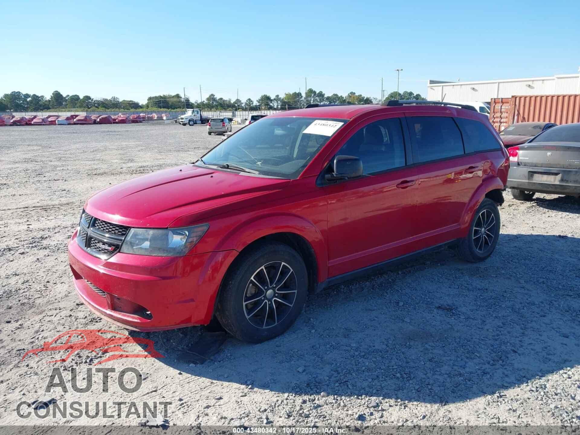 DODGE JOURNEY 2017 - 3C4PDCAB8HT684301