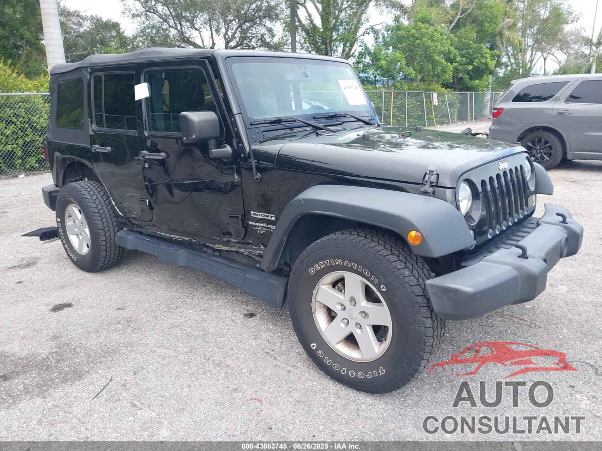 JEEP WRANGLER JK UNLIMITED 2018 - 1C4BJWDG4JL861228