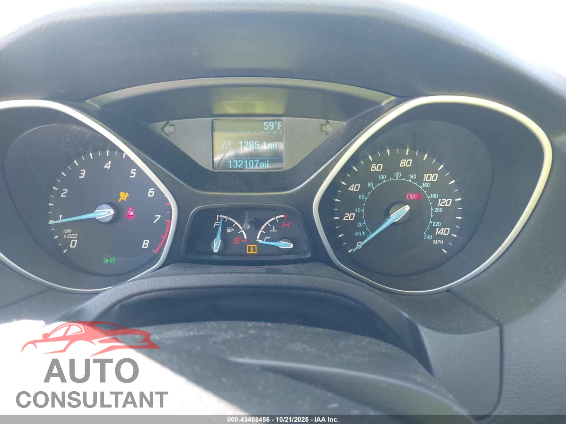 FORD FOCUS 2014 - 1FADP3E25EL438372