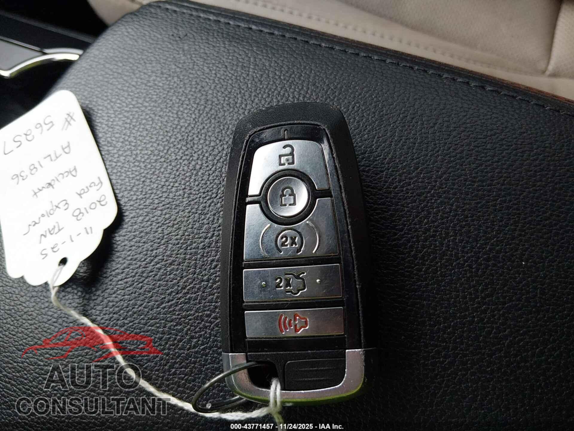 FORD EXPLORER 2018 - 1FM5K8F89JGB63651