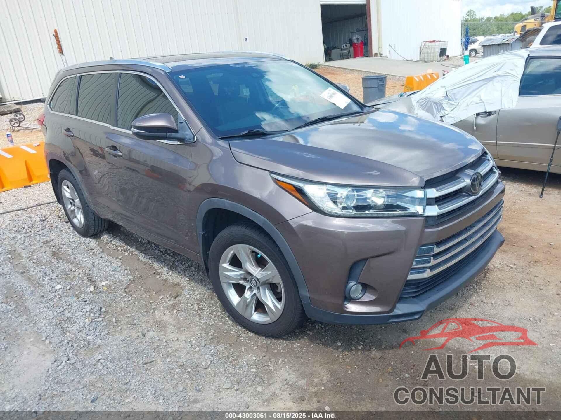 TOYOTA HIGHLANDER 2018 - 5TDYZRFH9JS243105