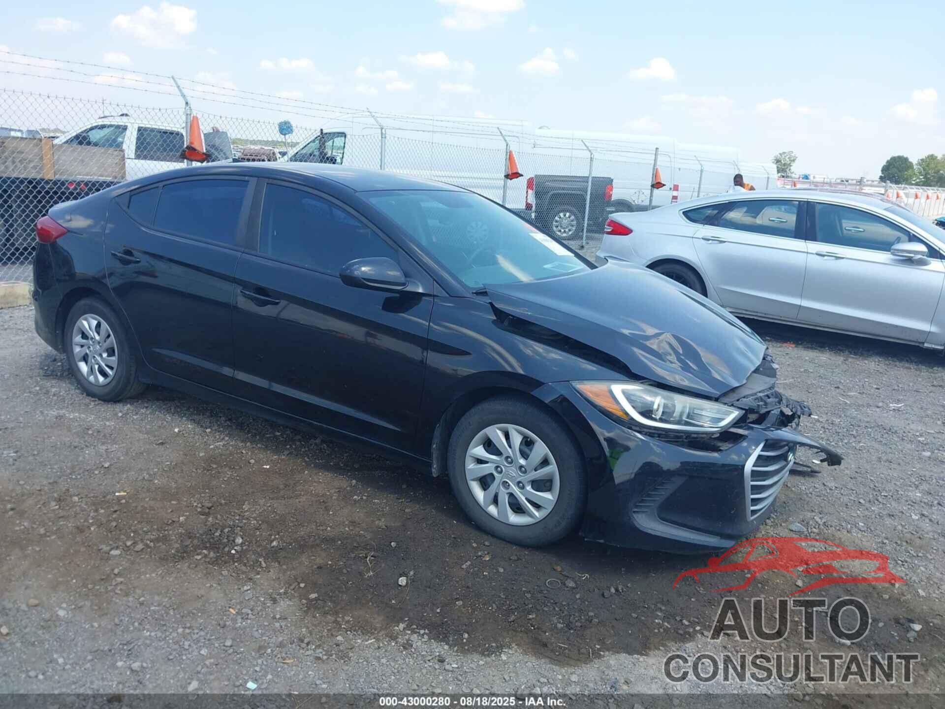 HYUNDAI ELANTRA 2017 - KMHD74LF1HU376663