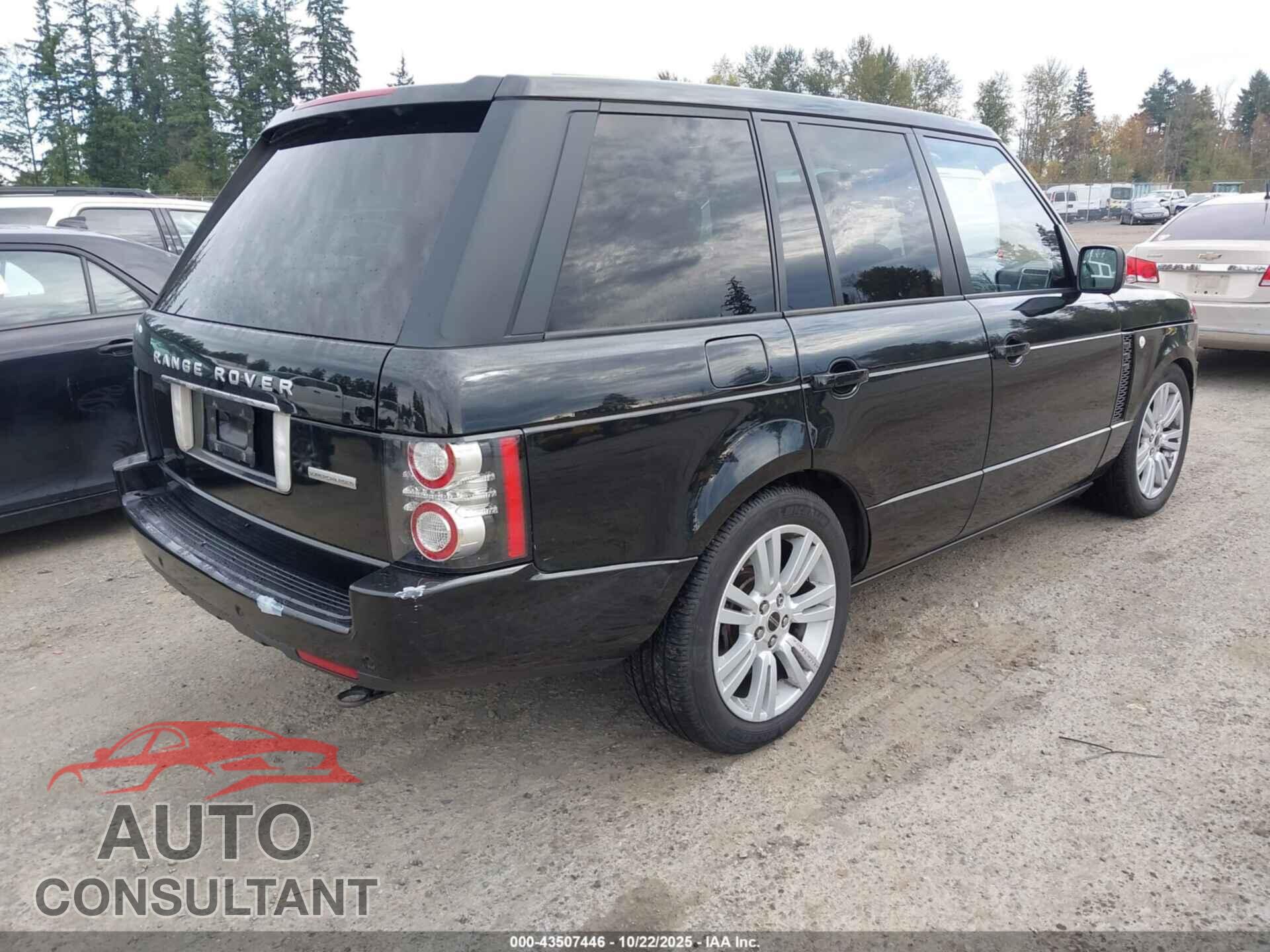 LAND ROVER RANGE ROVER 2012 - SALMF1D45CA377532