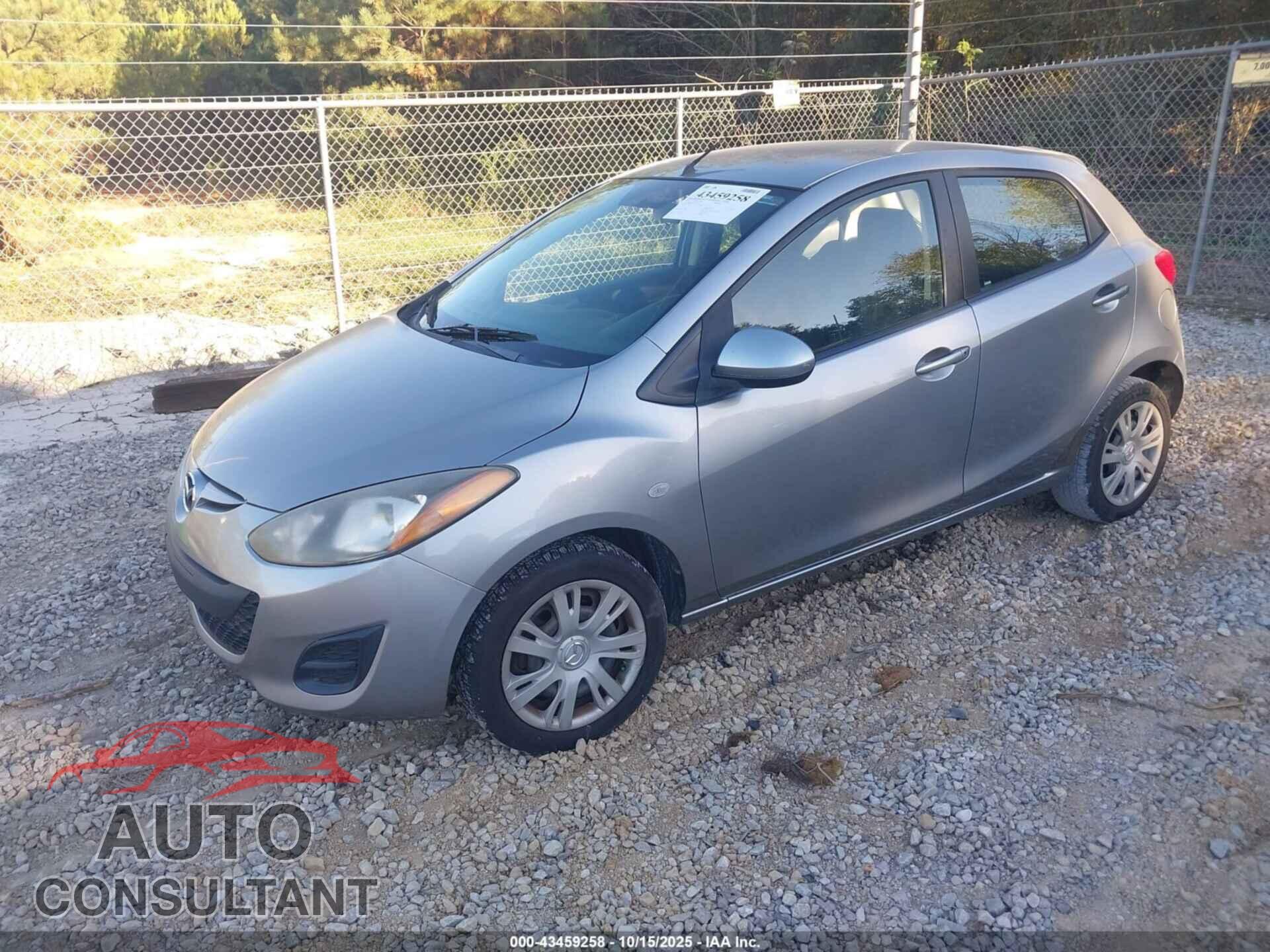 MAZDA MAZDA2 2012 - JM1DE1KY5C0142330