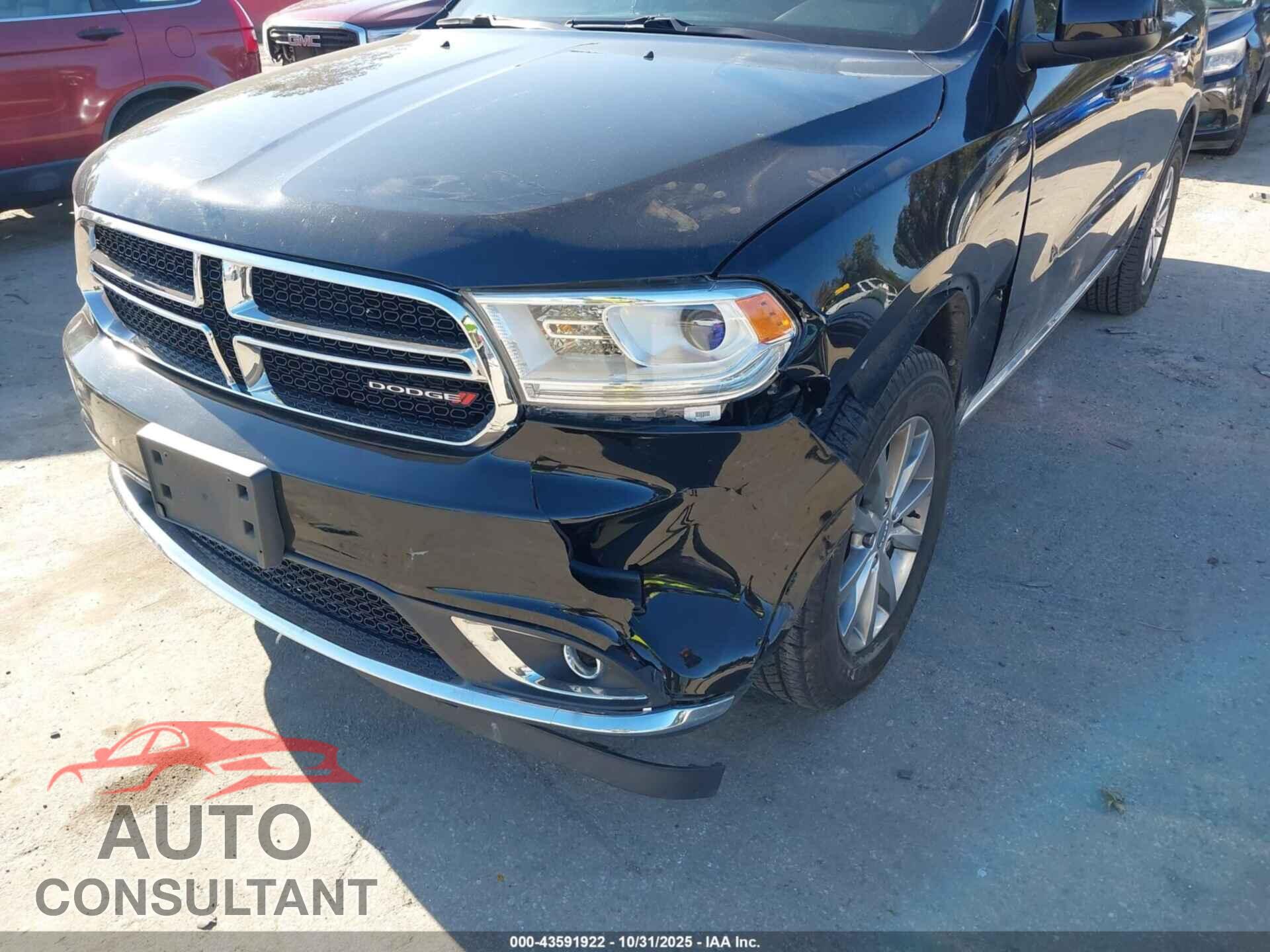DODGE DURANGO 2017 - 1C4RDJAG4HC679360