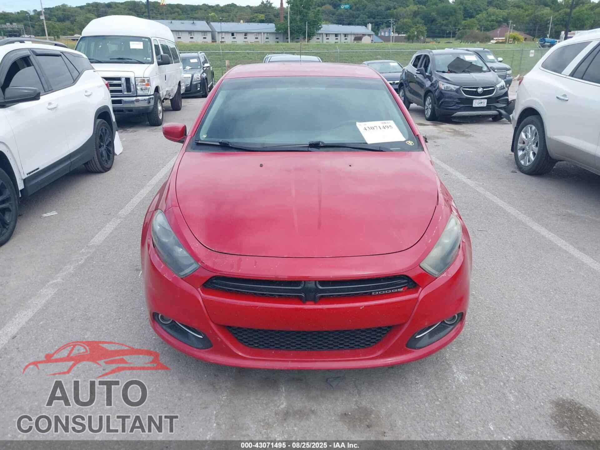 DODGE DART 2013 - 1C3CDFBA2DD314536
