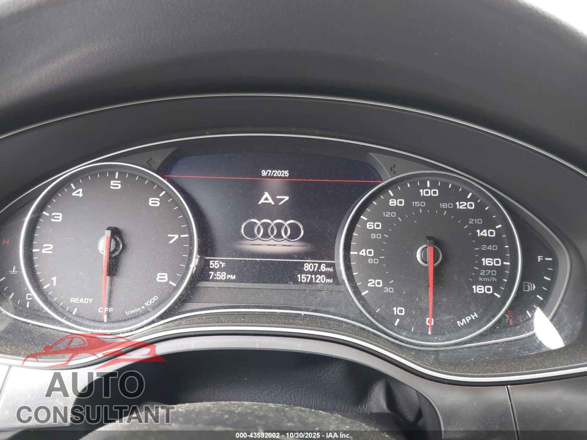 AUDI A7 2017 - WAUW2BFC9HN040932