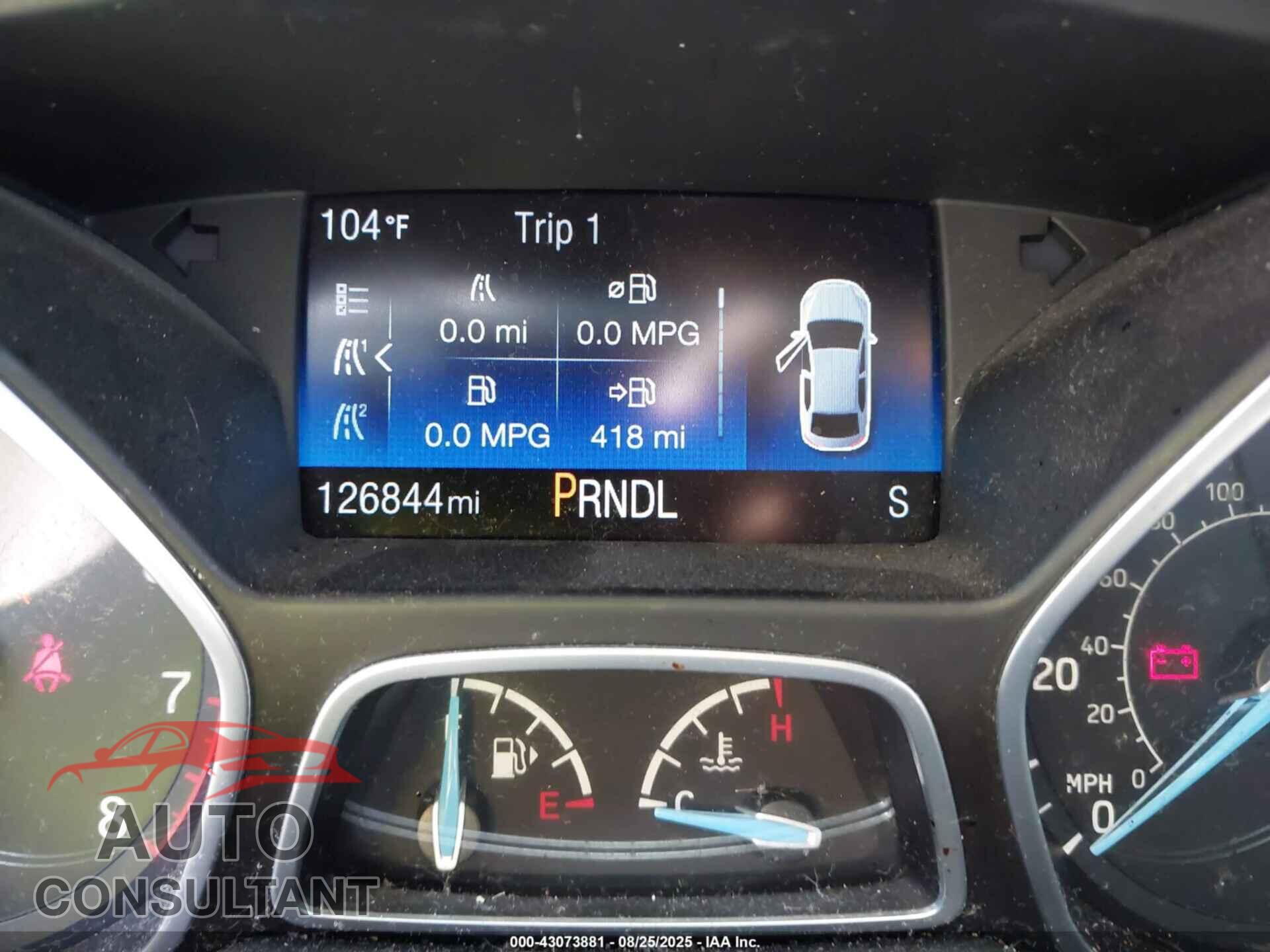 FORD FOCUS 2016 - 1FADP3F22GL314965