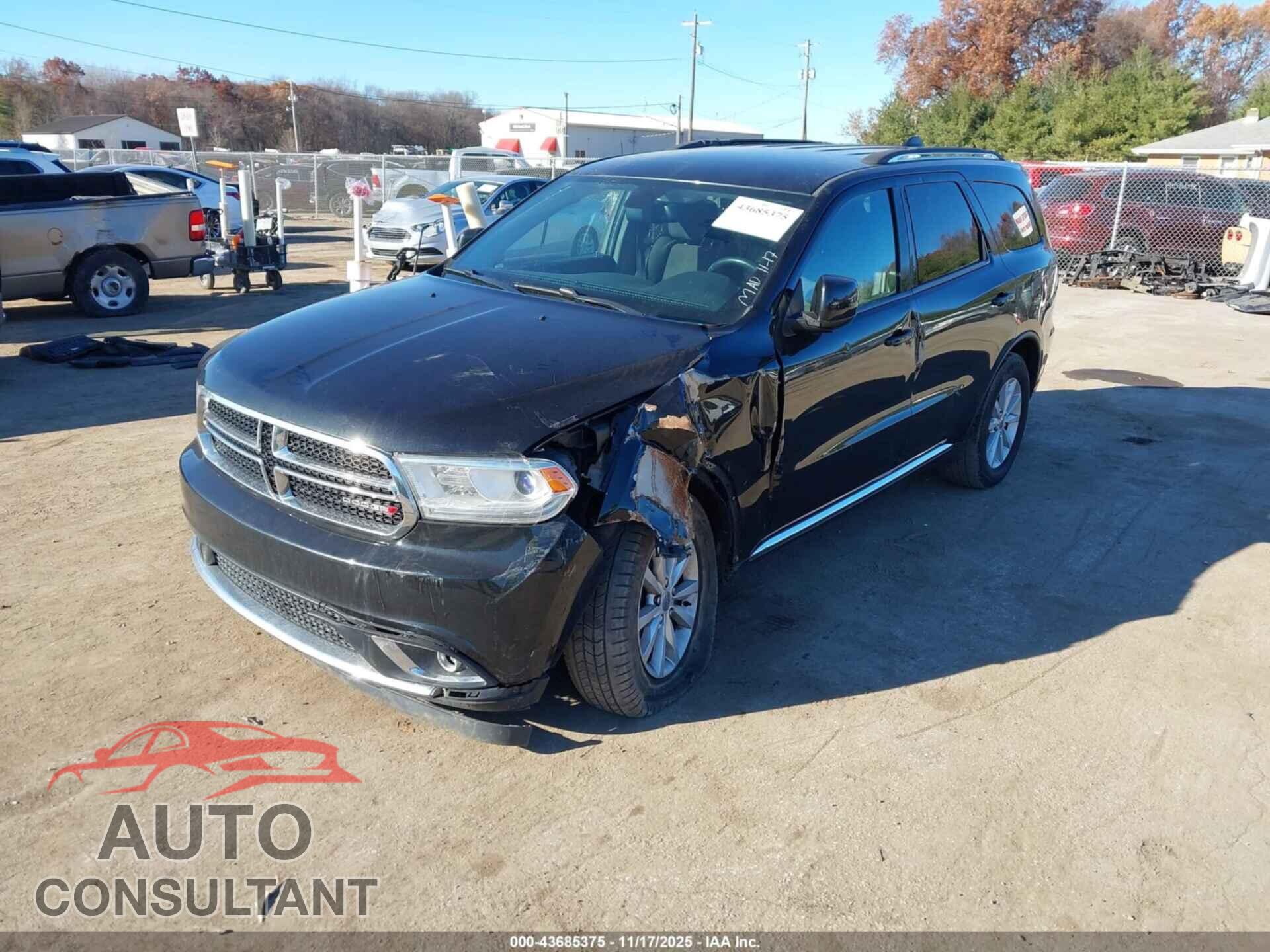 DODGE DURANGO 2015 - 1C4RDJAG3FC128446