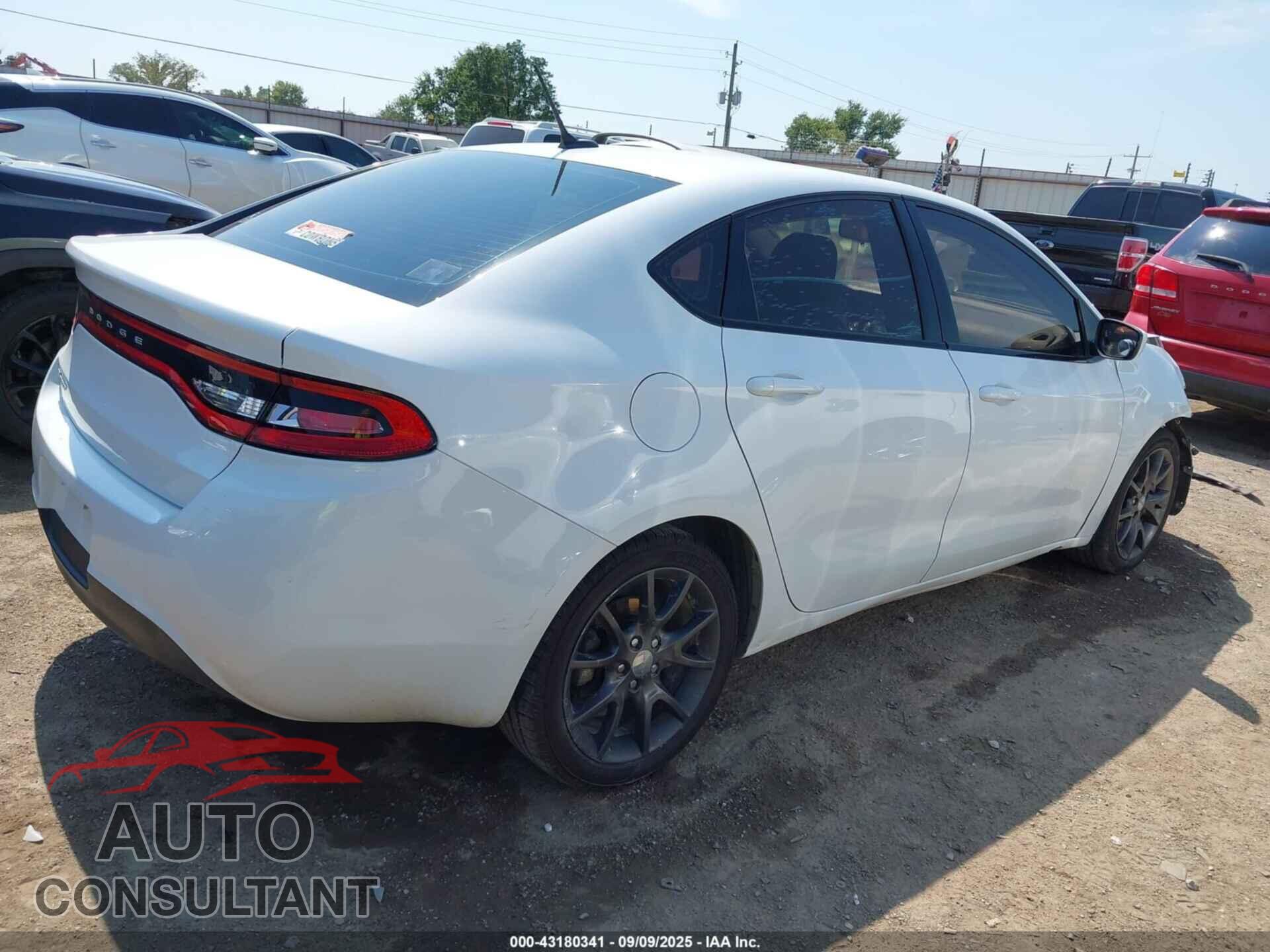 DODGE DART 2015 - 1C3CDFAA5FD403506