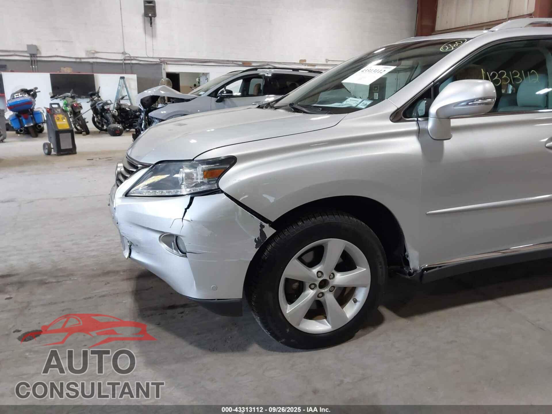 LEXUS RX 350 2013 - 2T2BK1BA2DC183116