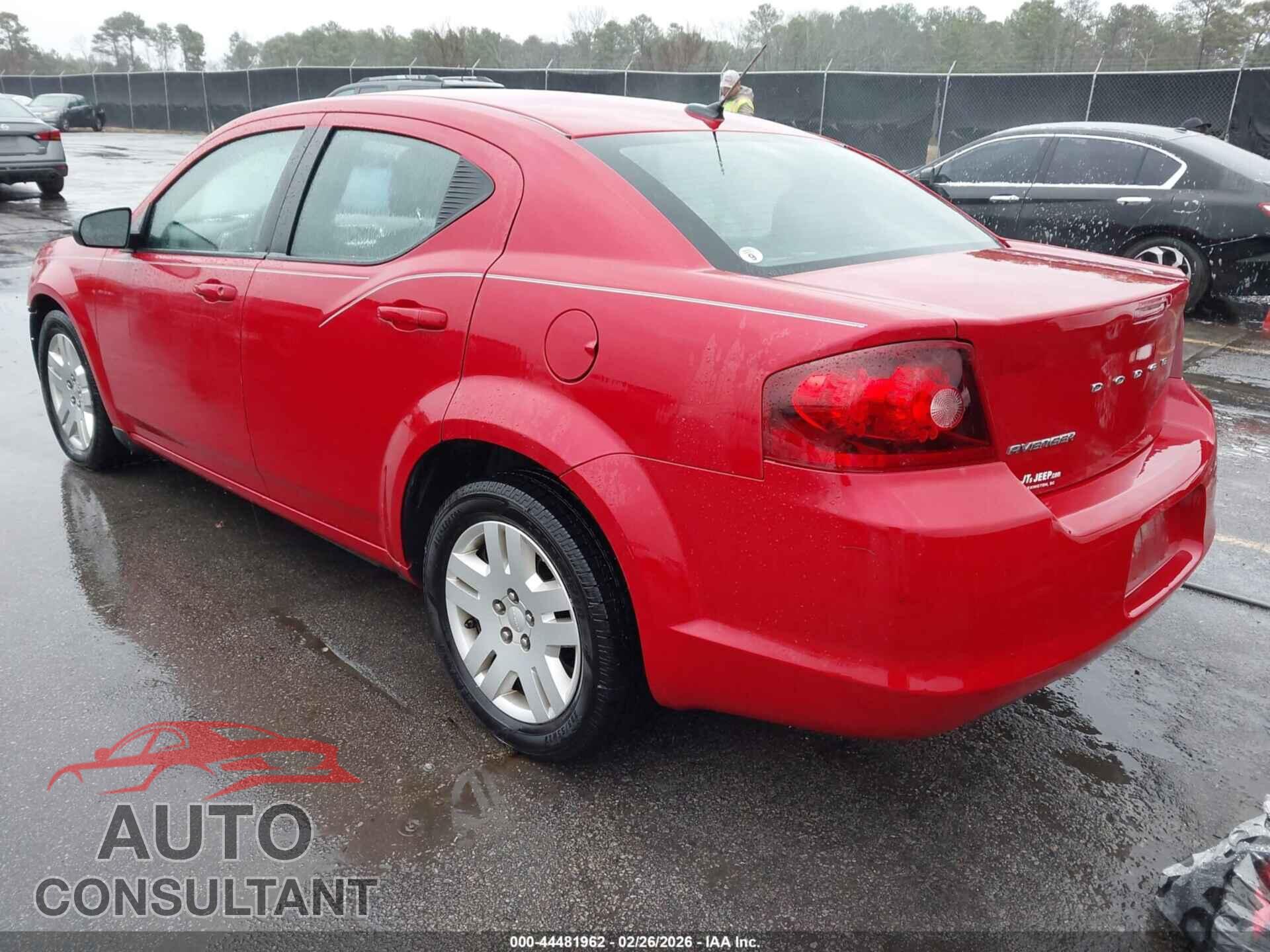 DODGE AVENGER 2012 - 1C3CDZAB4CN270625