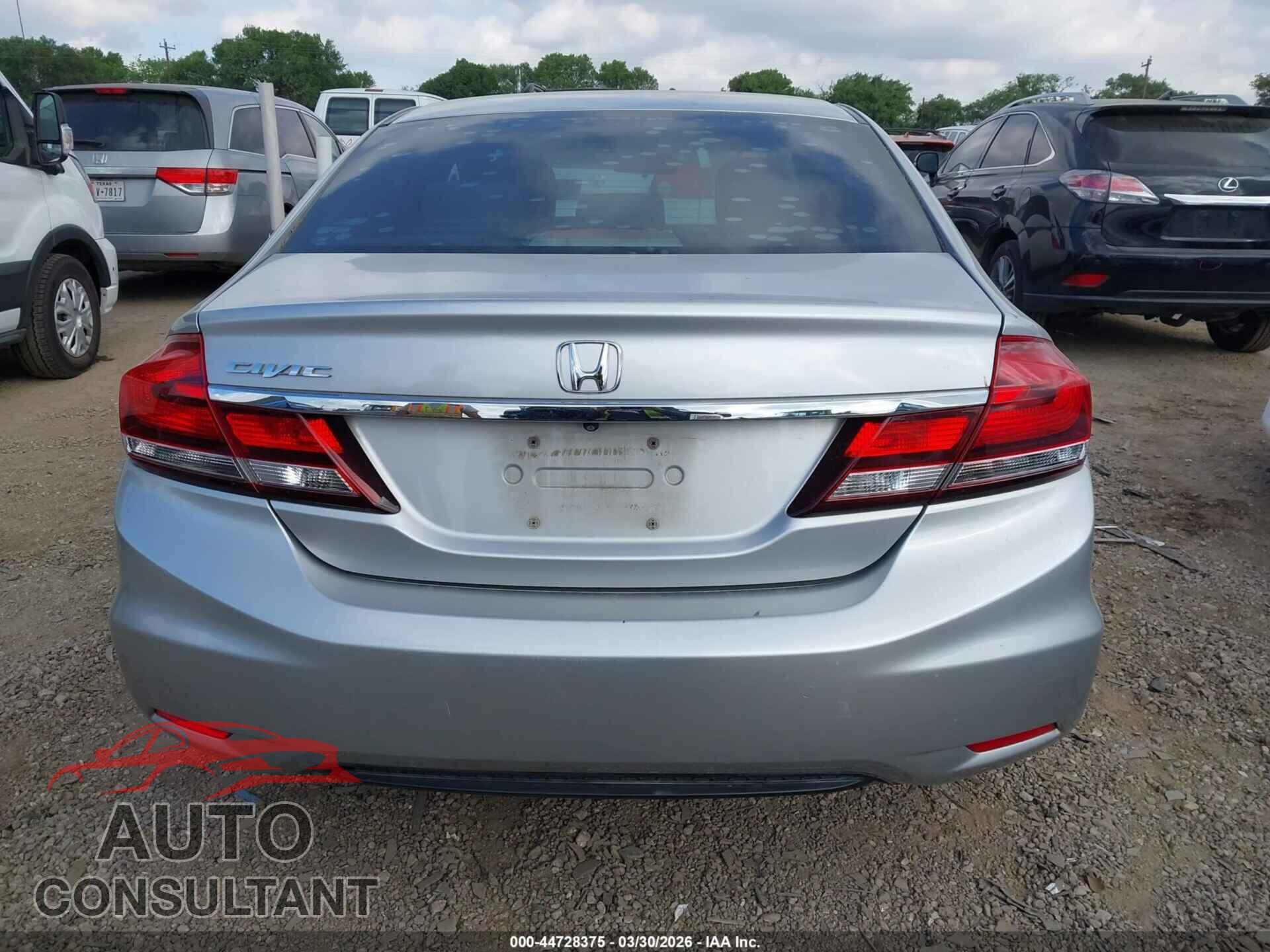 HONDA CIVIC 2013 - 19XFB2F54DE018453