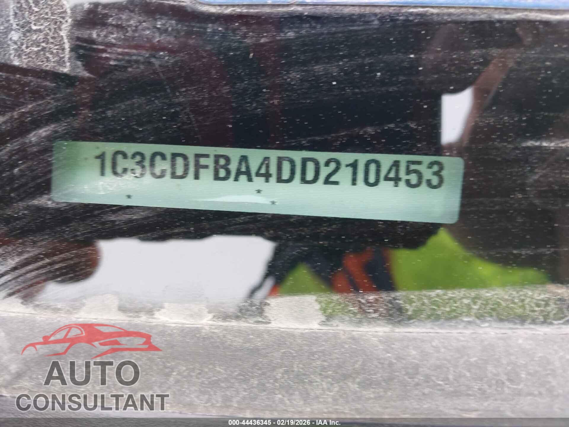DODGE DART 2013 - 1C3CDFBA4DD210453
