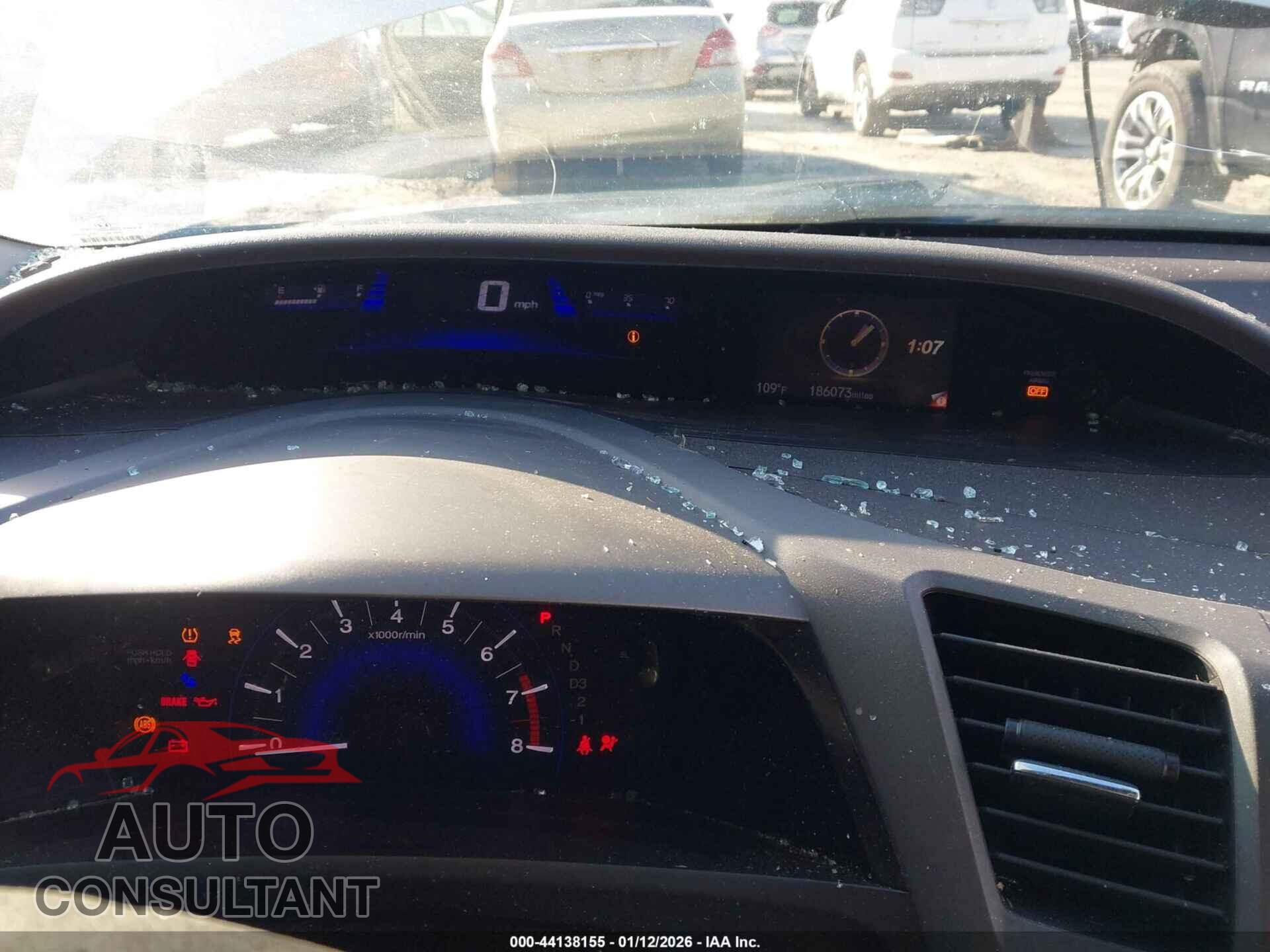 HONDA CIVIC 2012 - 2HGFB2F82CH524393