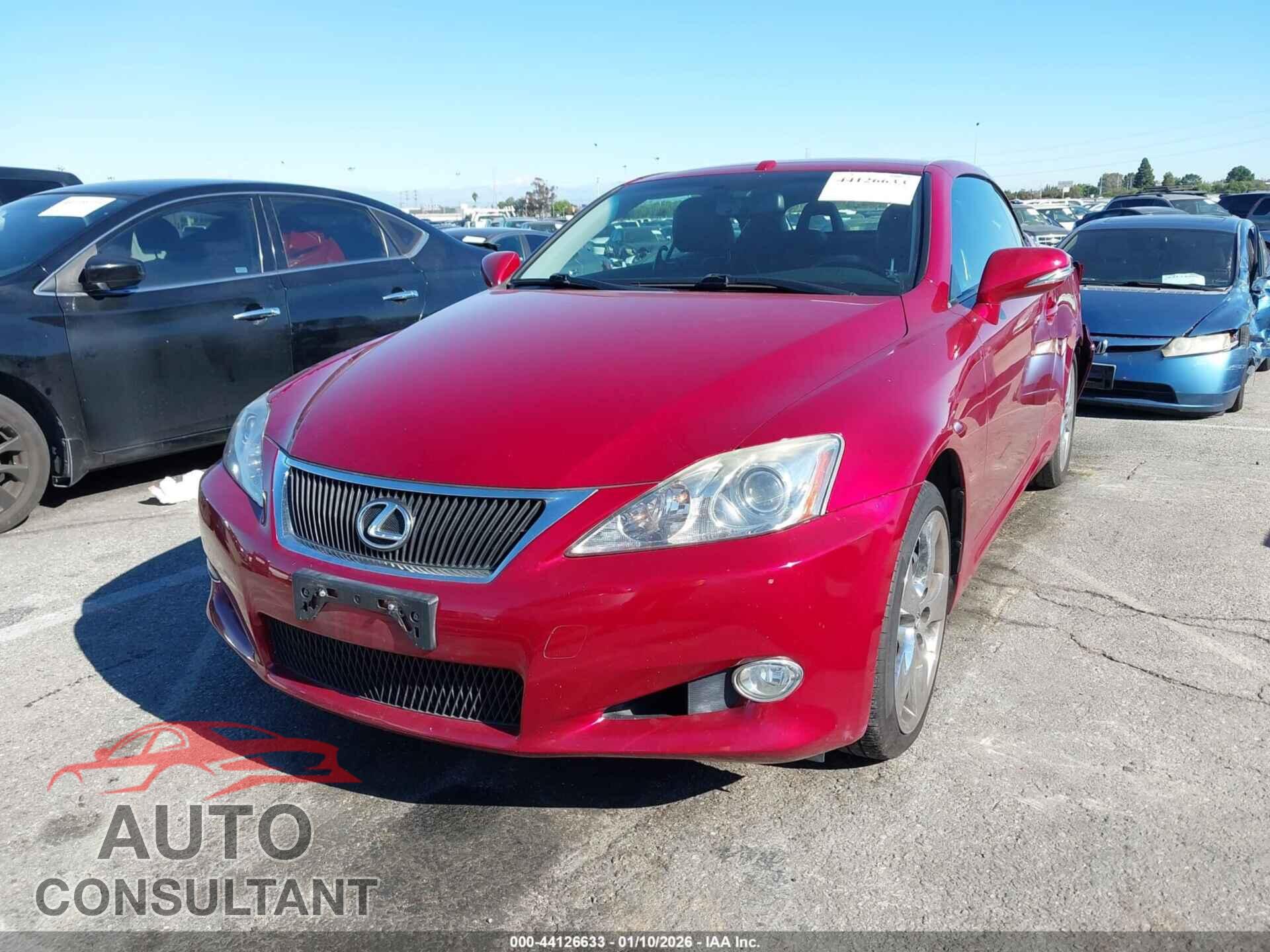 LEXUS IS 350C 2010 - JTHFE2C26A2500270