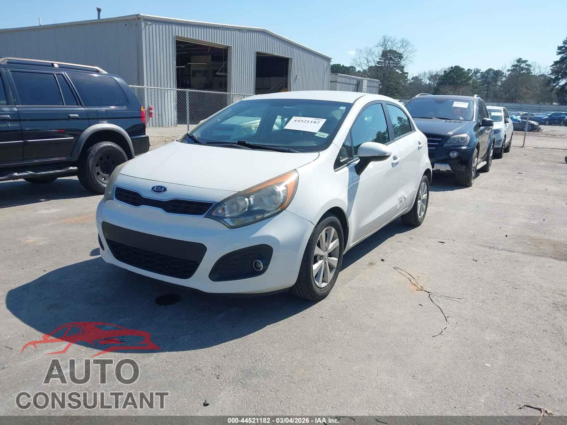 KIA RIO5 2012 - KNADN5A38C6067193
