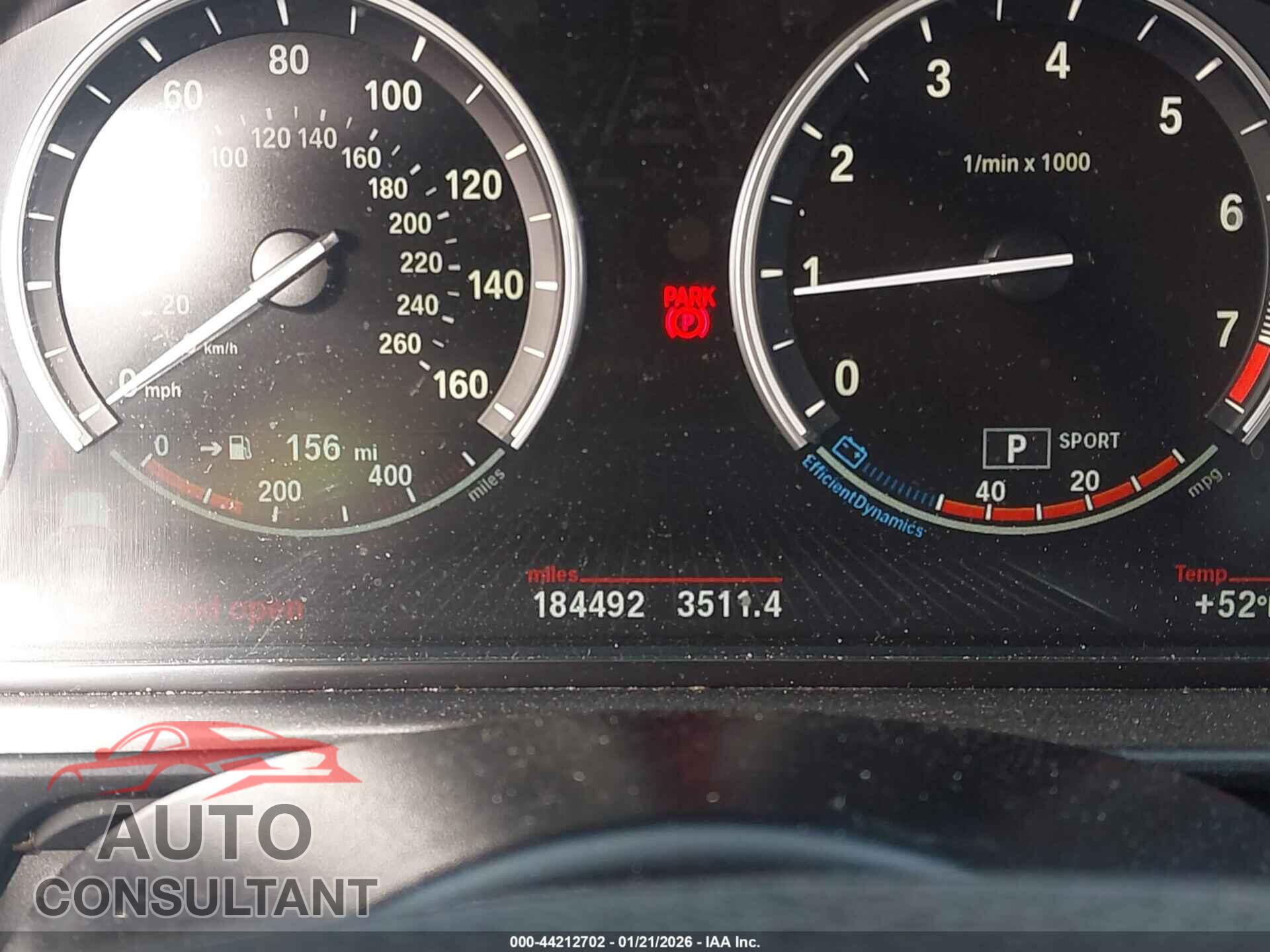 BMW 528I 2015 - WBA5A5C55FD512603