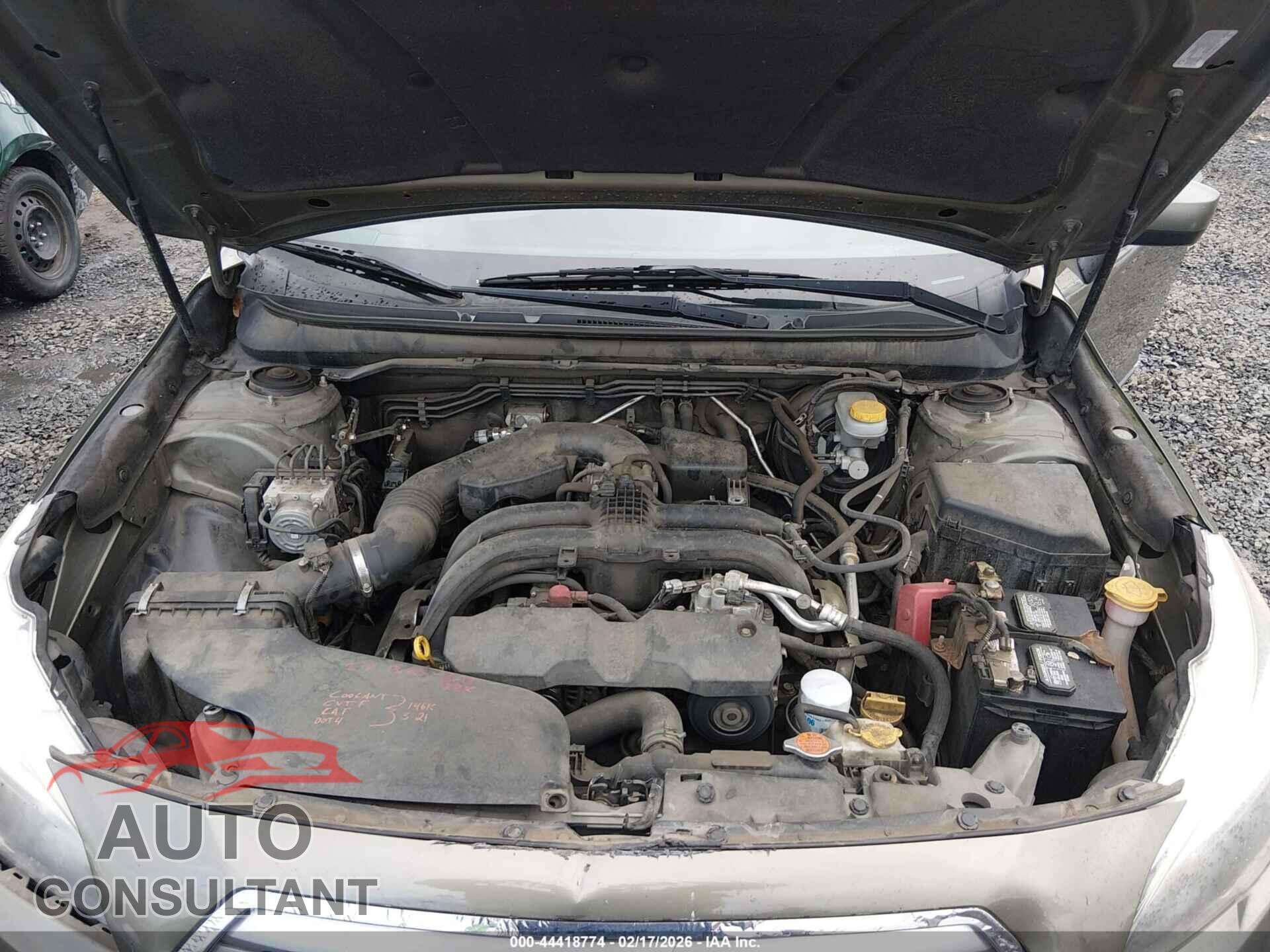 SUBARU OUTBACK 2015 - 4S4BSAEC6F3316744