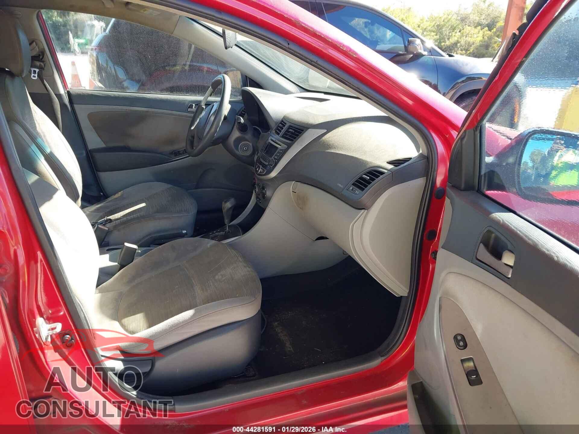 HYUNDAI ACCENT 2017 - KMHCT4AEXHU255261