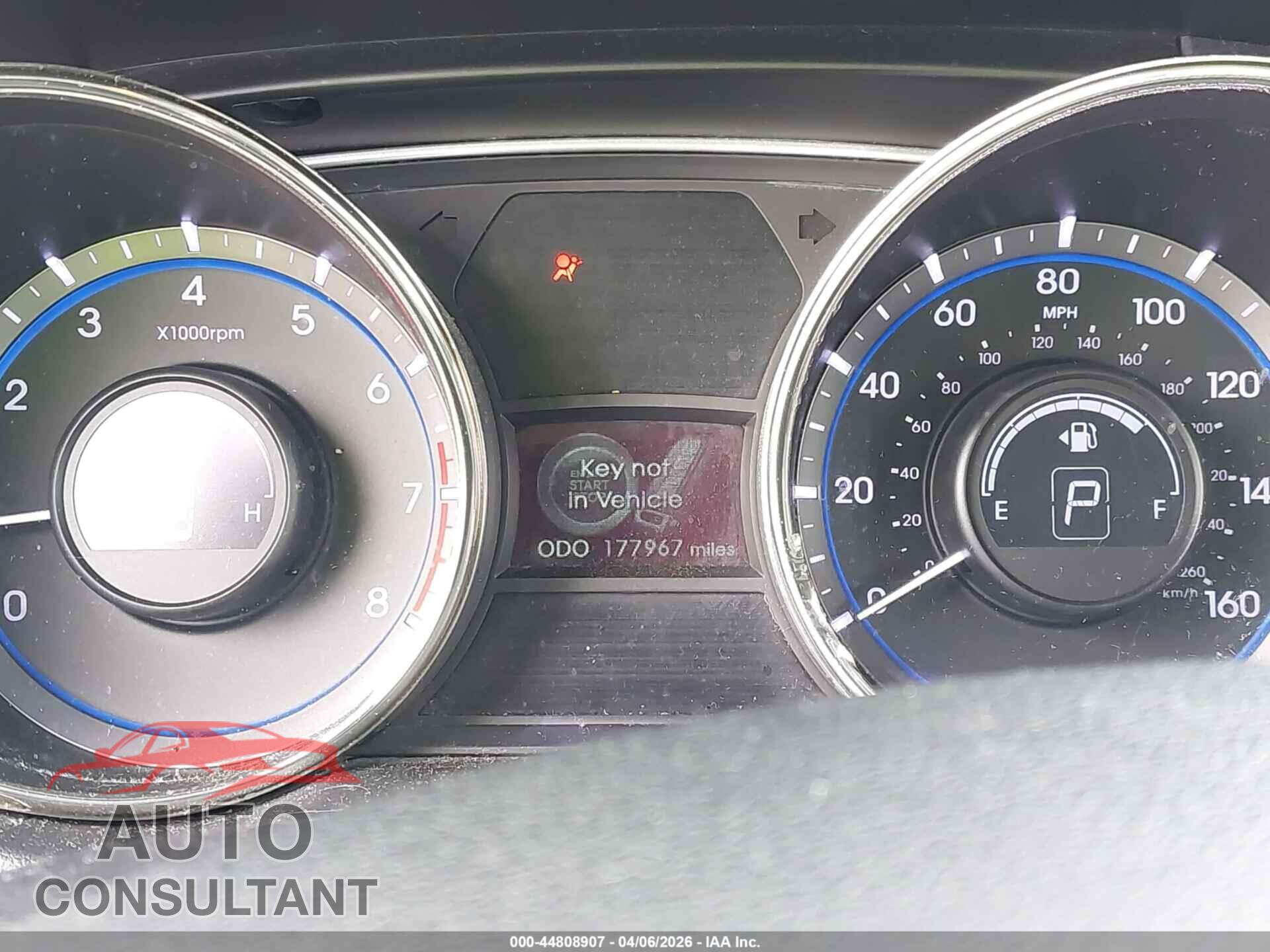 HYUNDAI SONATA 2012 - 5NPEC4AC1CH354789