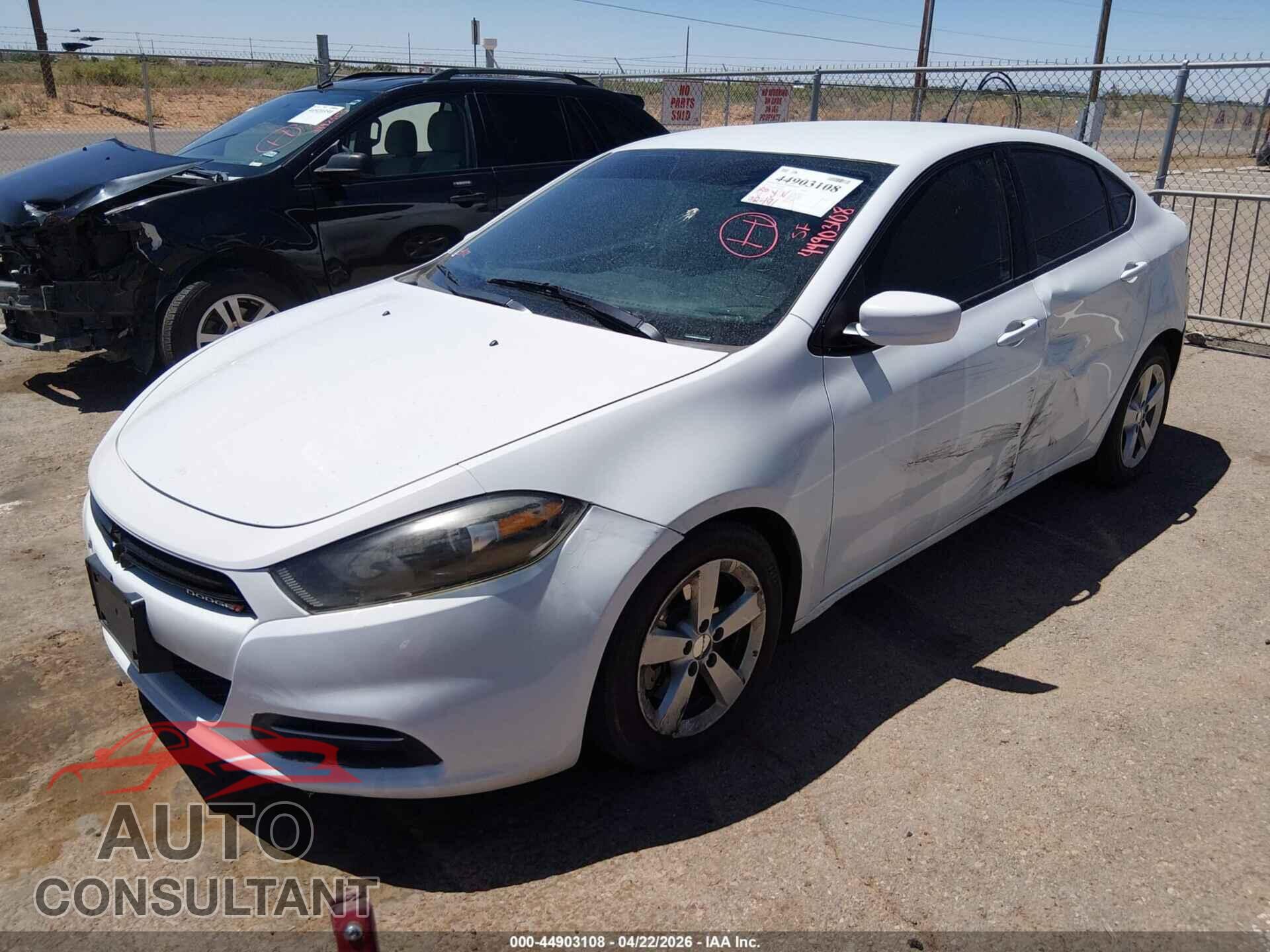 DODGE DART 2016 - 1C3CDFBB5GD689916