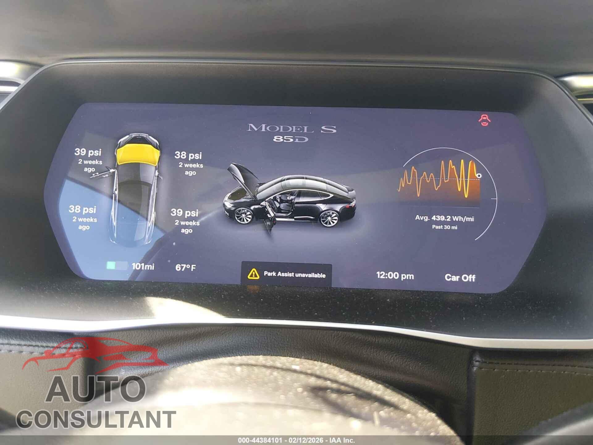 TESLA MODEL S 2015 - 5YJSA1H28FFP77666