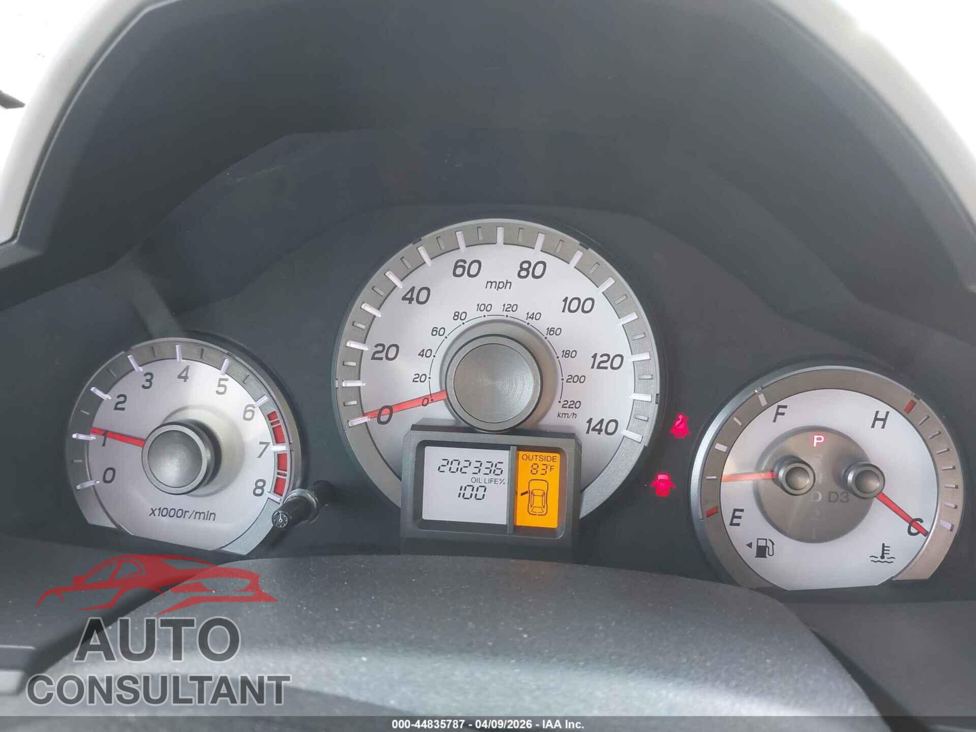 HONDA PILOT 2013 - 5FNYF4H61DB009525