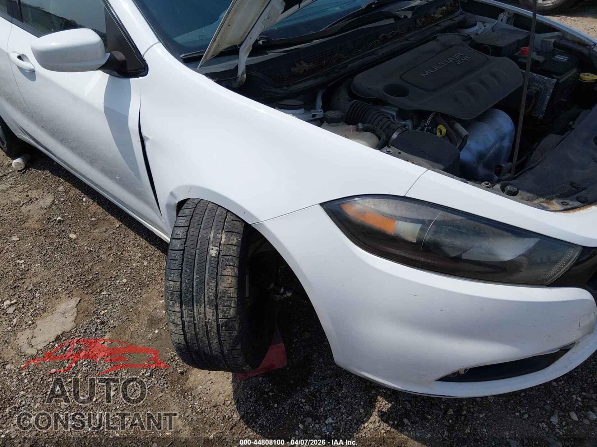 DODGE DART 2015 - 1C3CDFBB4FD346254