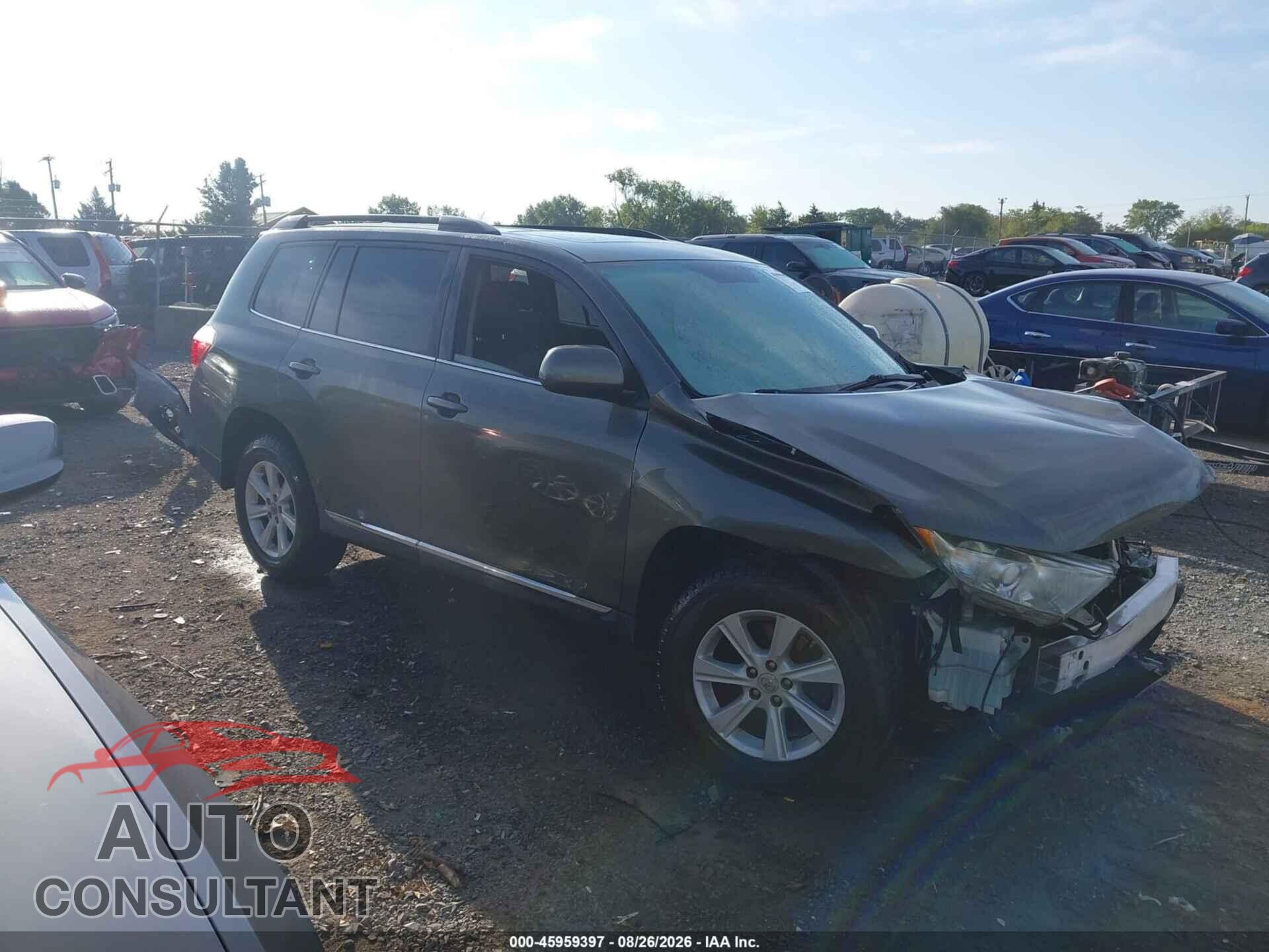 TOYOTA HIGHLANDER 2012 - 5TDBK3EH4CS151041