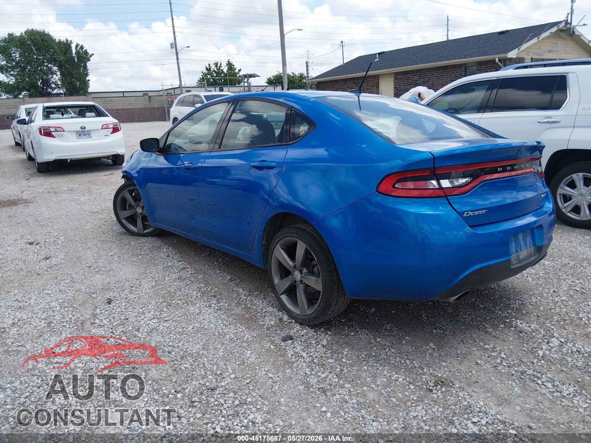 DODGE DART 2015 - 1C3CDFEB4FD422907