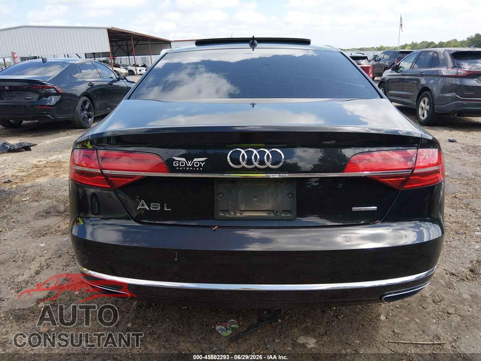 AUDI A8 L 2015 - WAU3GAFD4FN008877