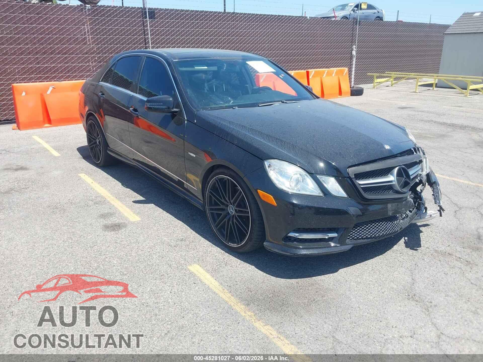 MERCEDES-BENZ E 350 2012 - WDDHF5KB8CA594807