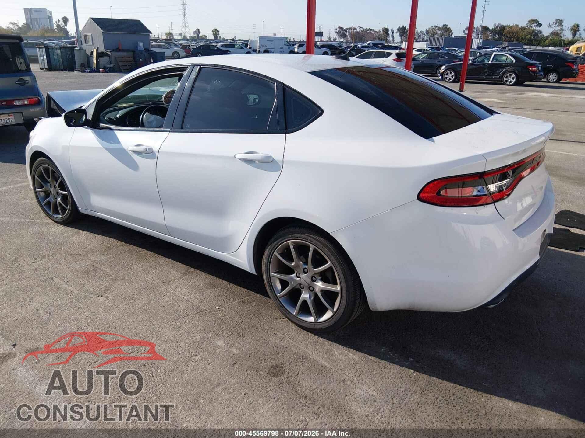 DODGE DART 2014 - 1C3CDFBB4ED861172
