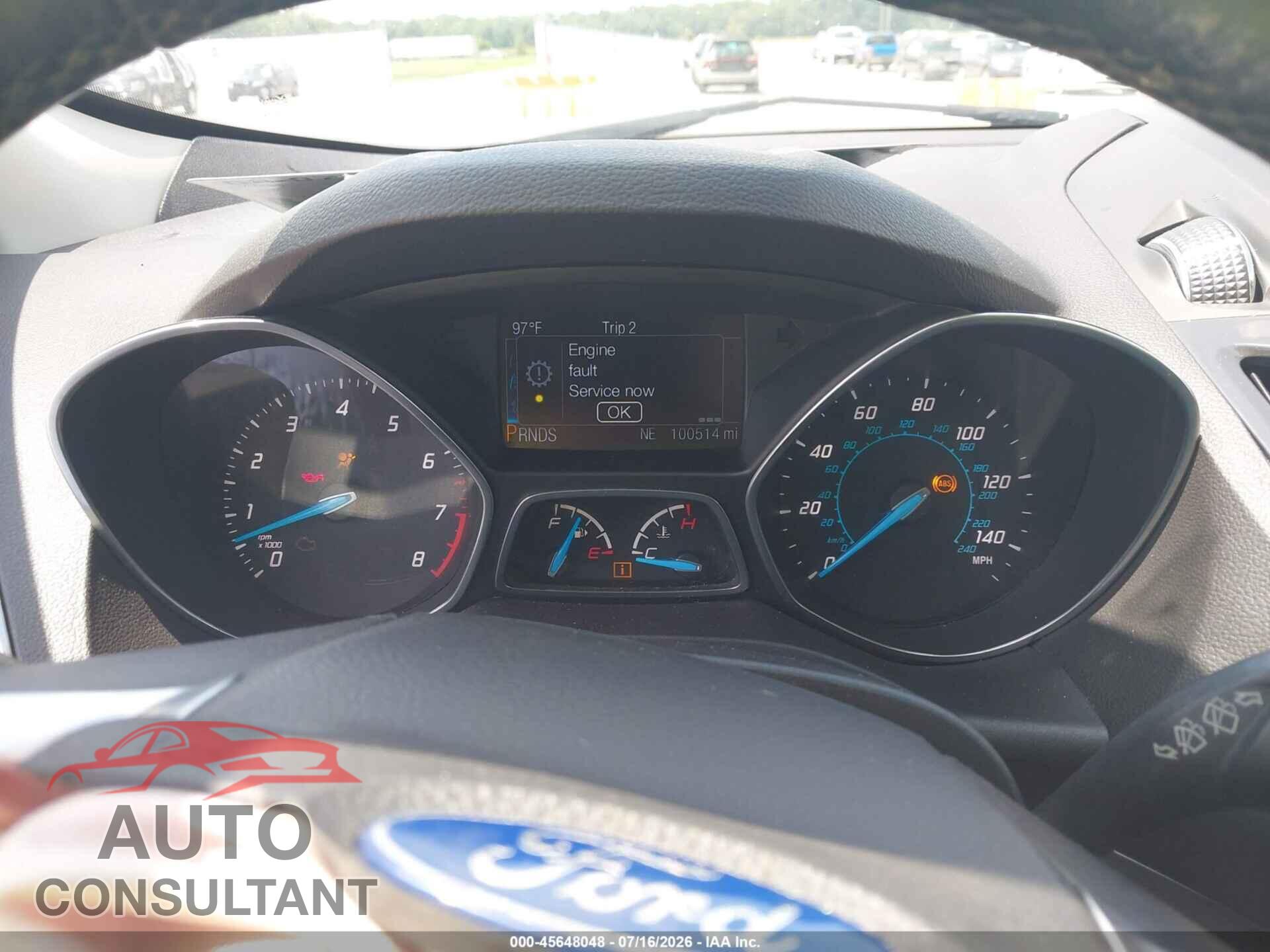 FORD ESCAPE 2014 - 1FMCU9J99EUB03254