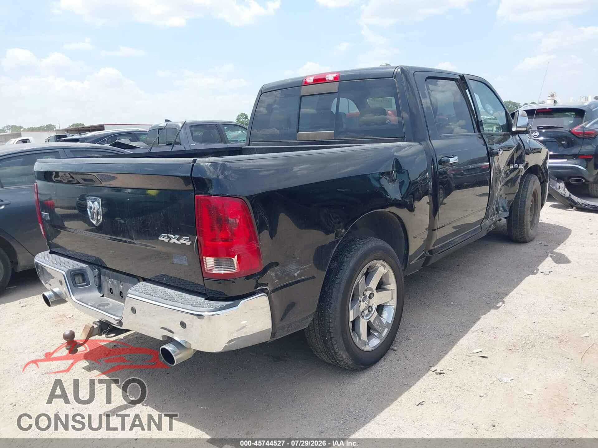 DODGE RAM 1500 2010 - 1D7RV1CT8AS219952