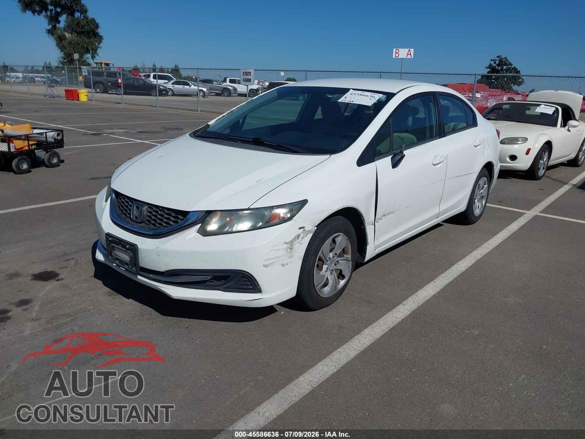 HONDA CIVIC 2014 - 19XFB2F59EE211182