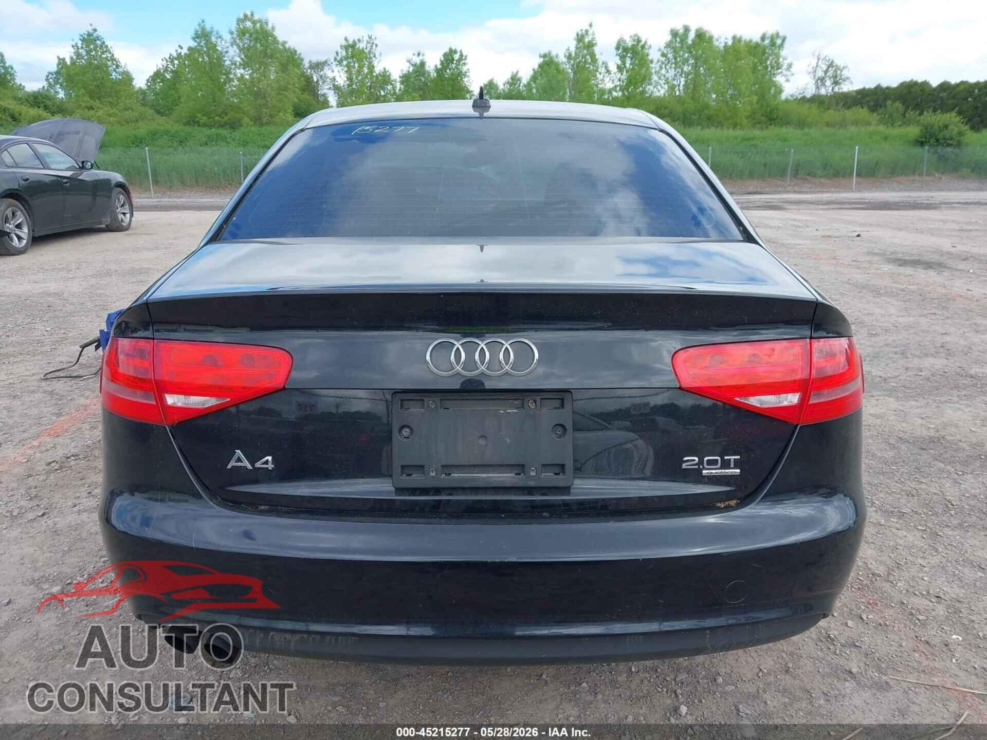 AUDI A4 2013 - WAUBFAFL0DN025100