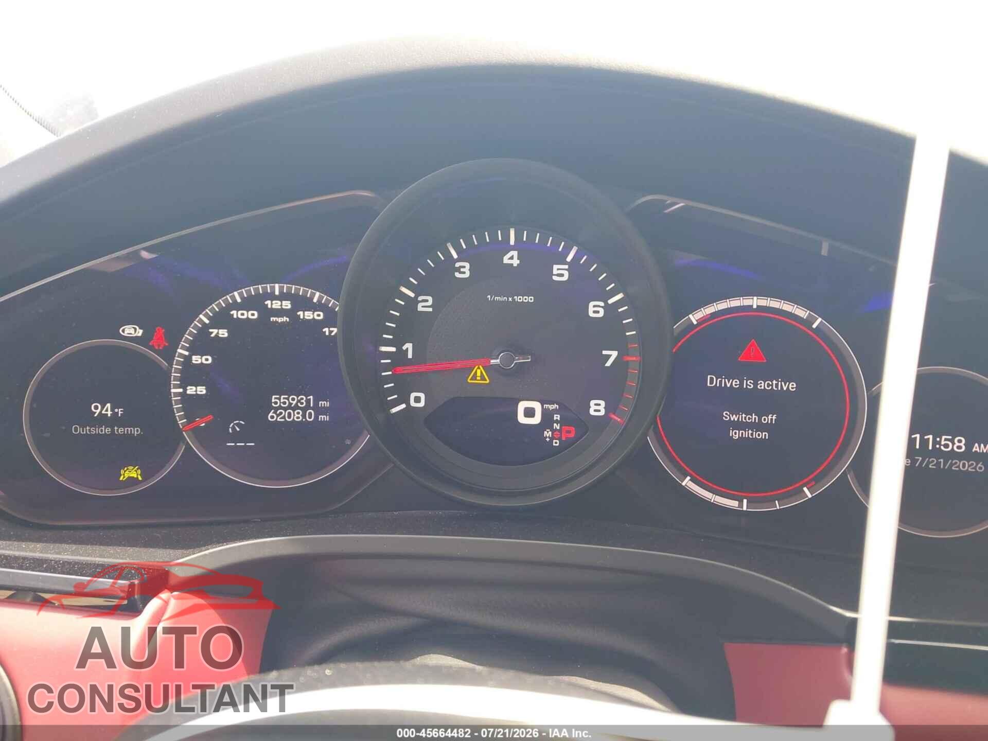 PORSCHE CAYENNE 2022 - WP1AA2AY9NDA04242