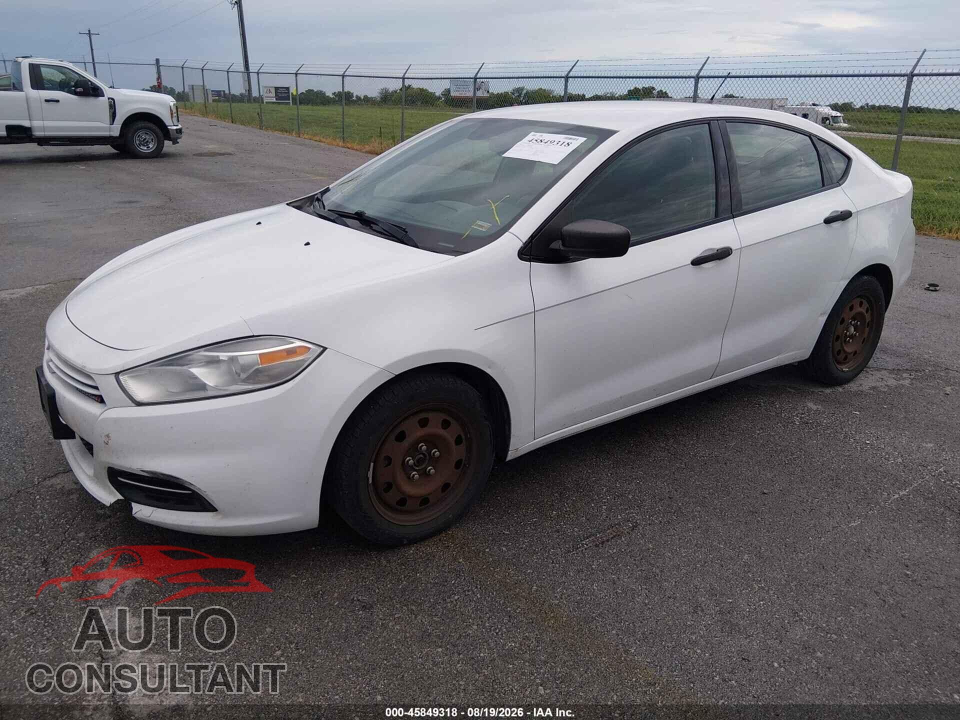 DODGE DART 2013 - 1C3CDFAA5DD302897