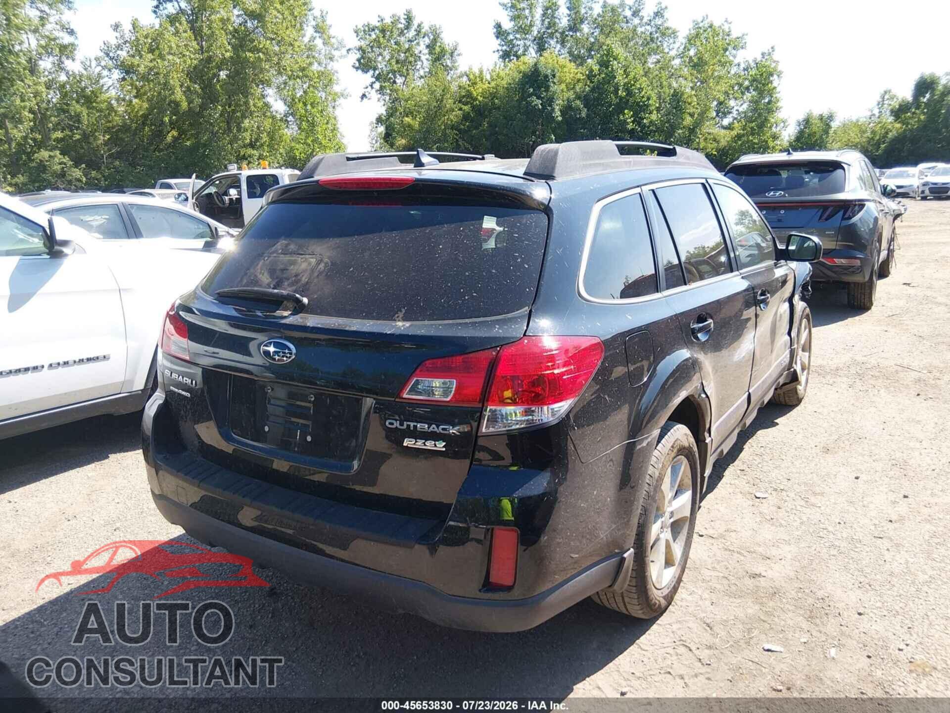 SUBARU OUTBACK 2014 - 4S4BRBCC8E3325741