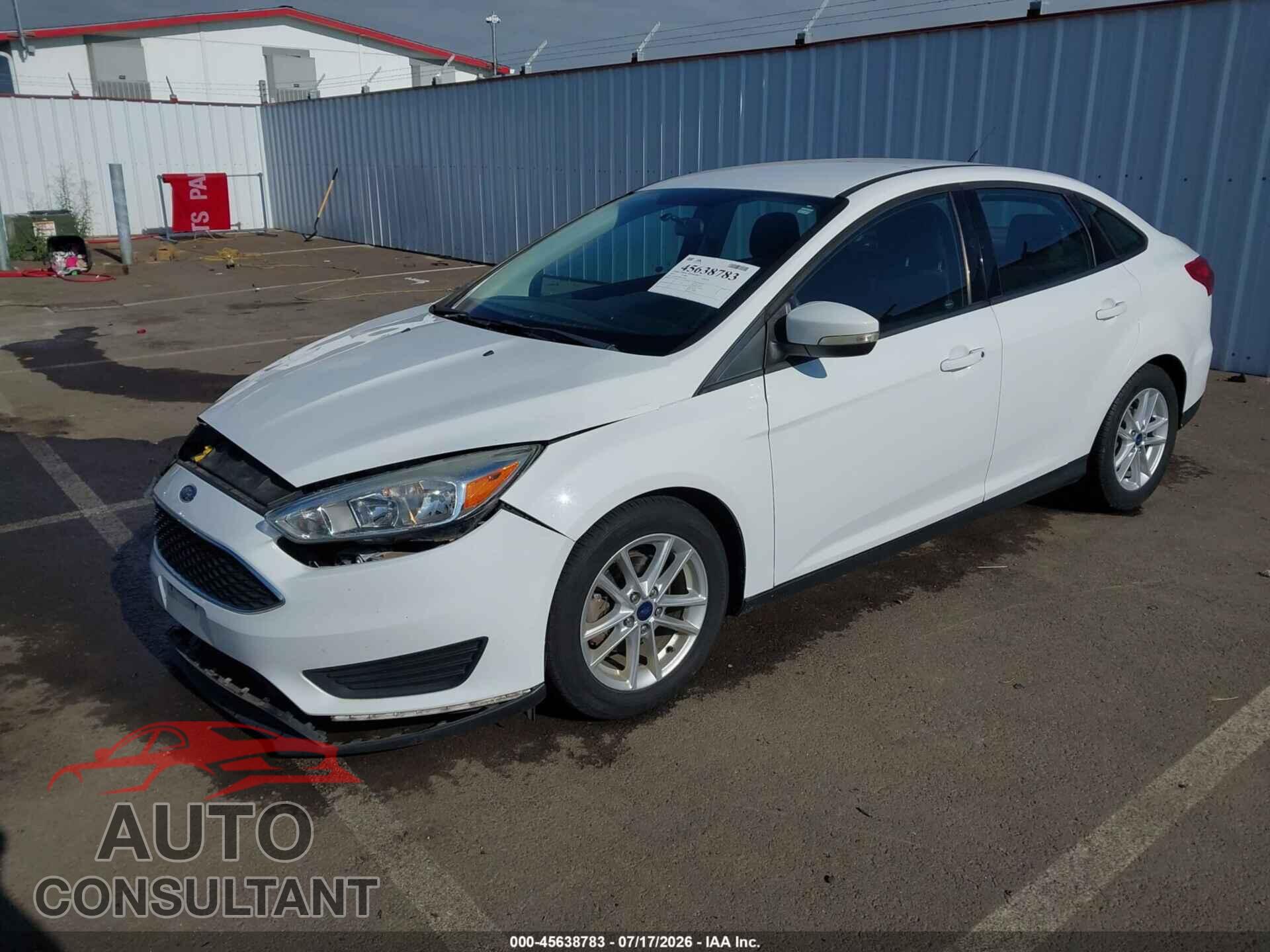 FORD FOCUS 2016 - 1FADP3F20GL303396