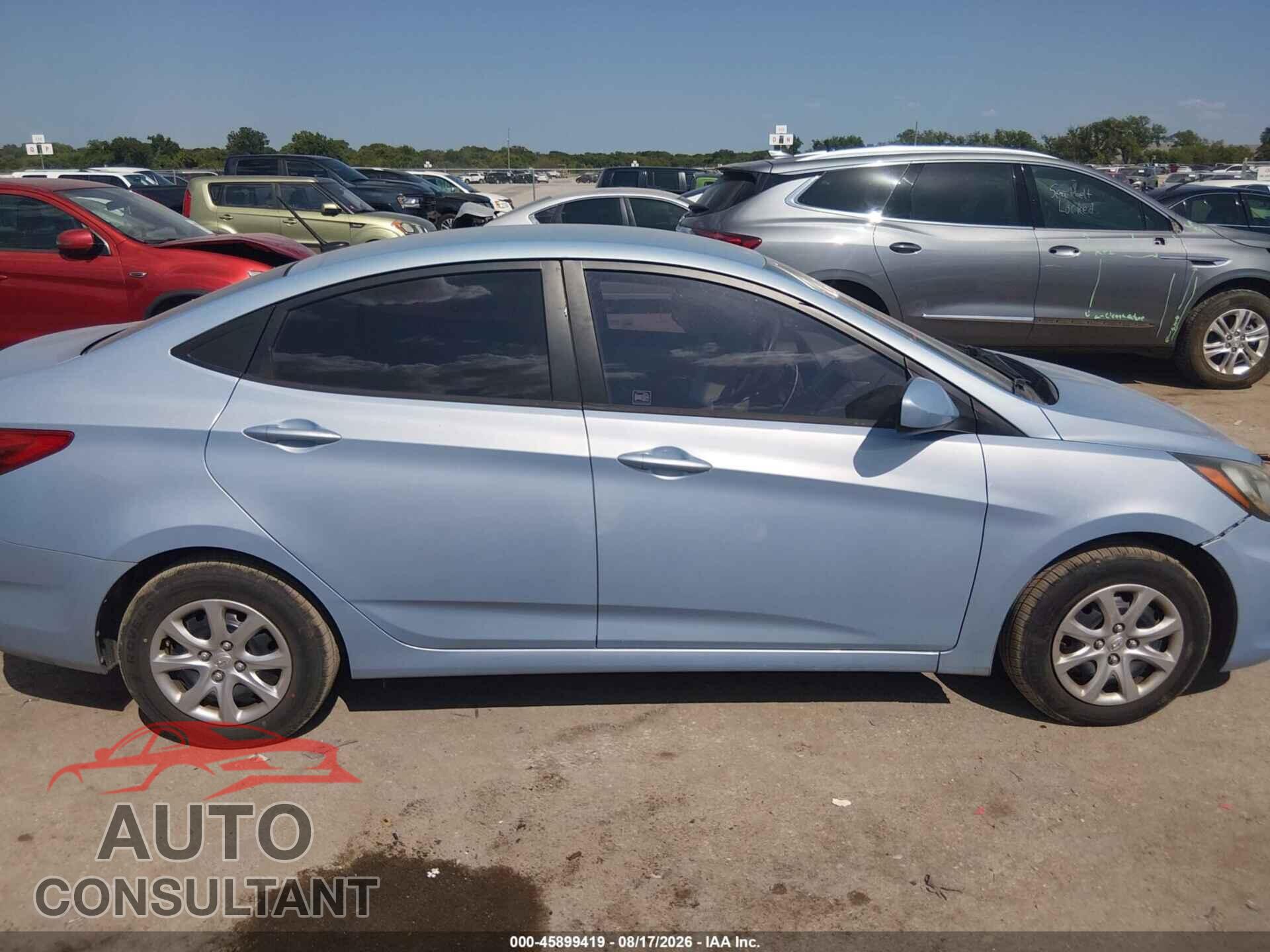 HYUNDAI ACCENT 2012 - KMHCT4AE9CU240193