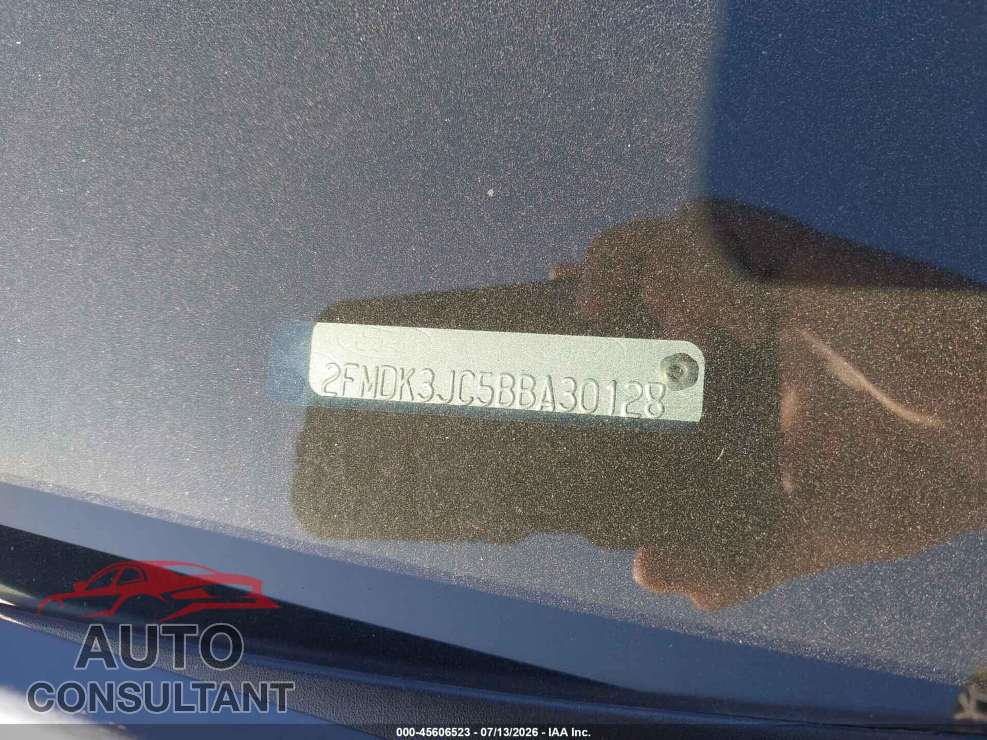 FORD EDGE 2011 - 2FMDK3JC5BBA30128